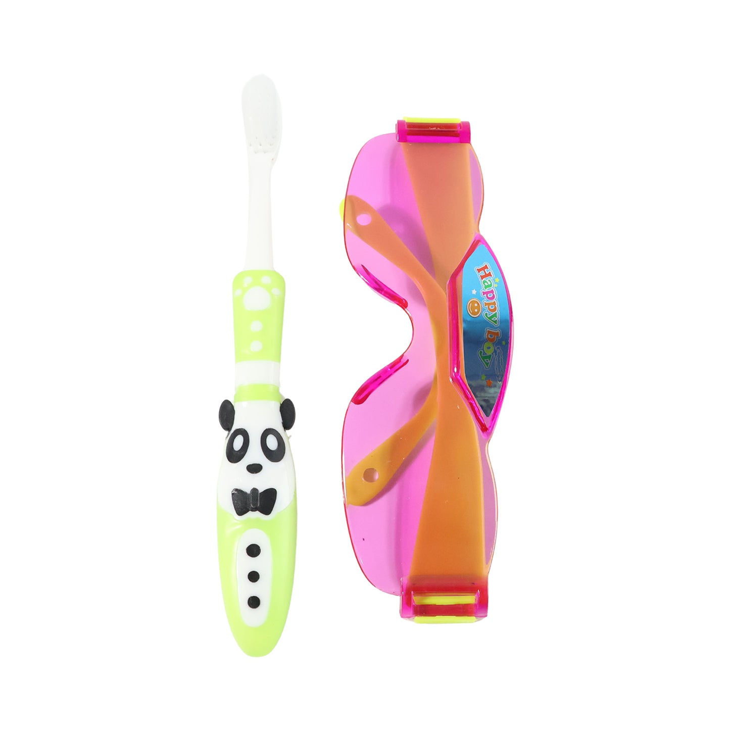 Kids Fun Toothbrush & Sunglasses Toy Set - Panda Design - Happy Price - Image 2