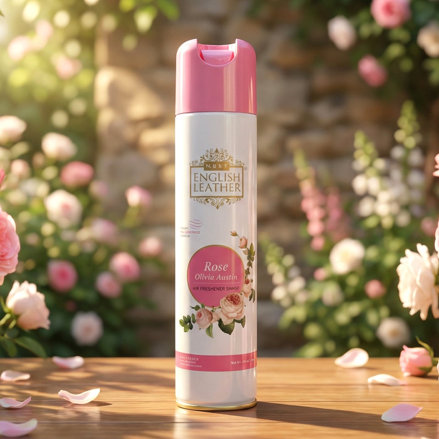 Next Premium English Leather Rose Air Freshener Spray 220 ML - Long Lasting Floral Room Deodorizer - Great Price - Image 3