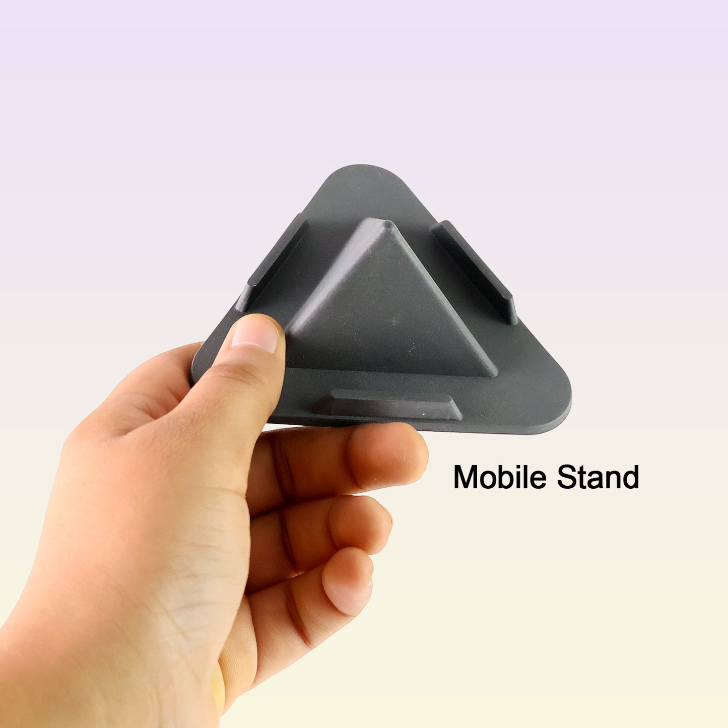 Pyramid Grey Mobile Stand with 3 Viewing Angles - Happy Price - Image 3