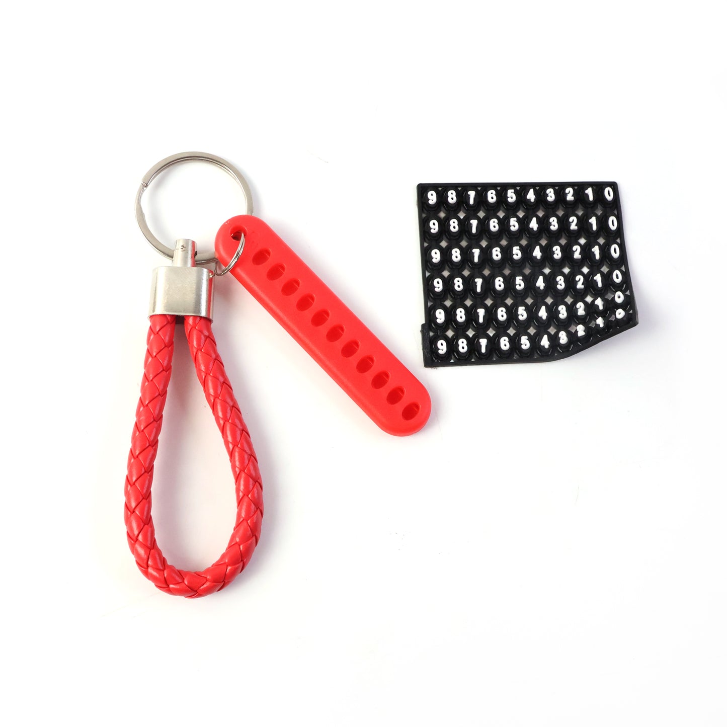Numbered Anti-Lost Keychain for Keys & Bags - 1 Pc - Happy Price - Image 2