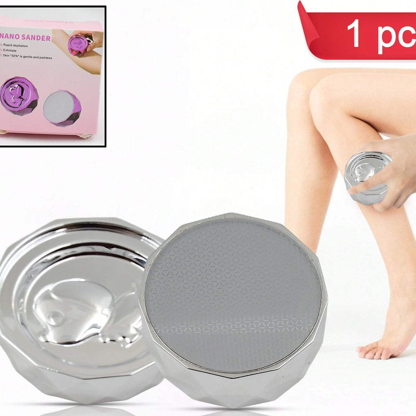 Nano Hair Remover For Arms Legs Back One Sided Skin Hair Remover (1 Pc) - Happy Price - Image 1