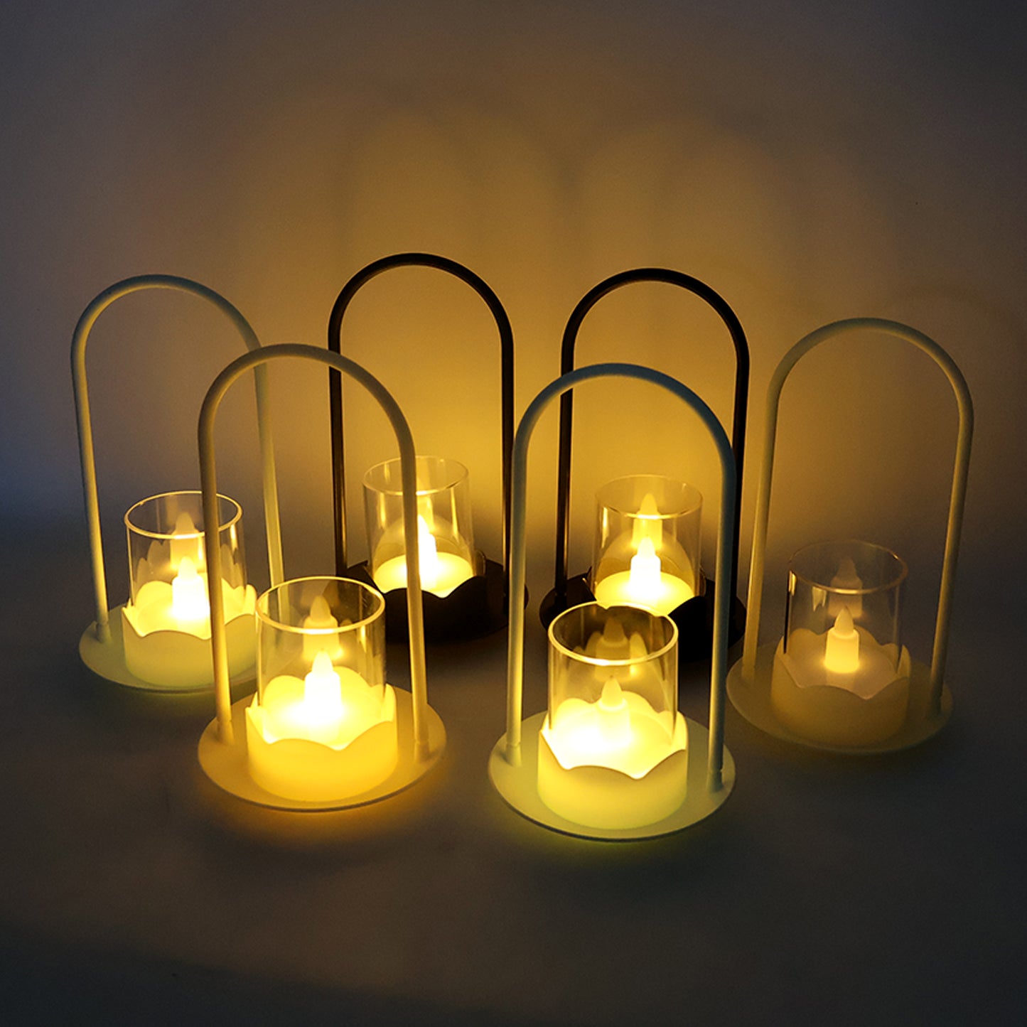 Set of 6 Plastic Flameless LED Candles - Wind Light Style for Home Decor - Happy Price - Image 6