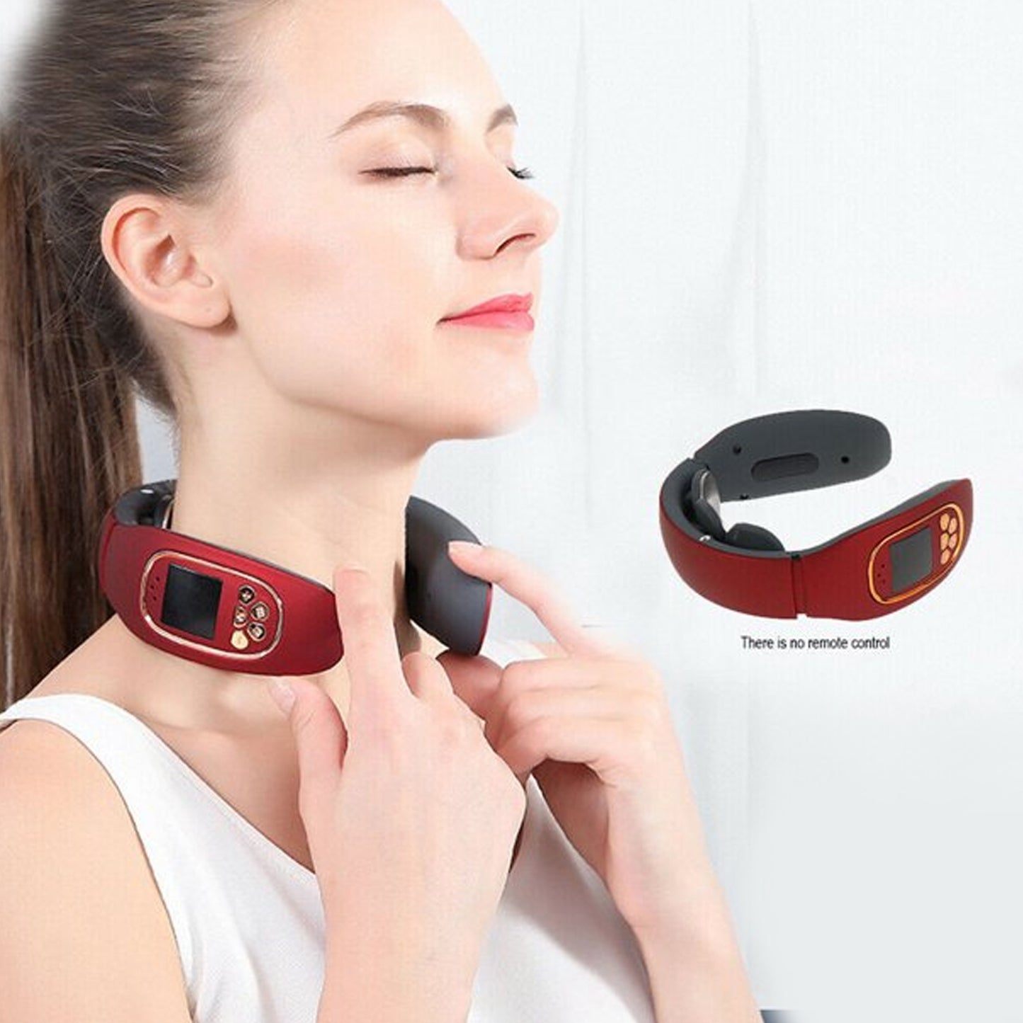 3 Heads Smart Electric Neck And Back Pulse Massager (1 Pc) - Happy Price - Image 3
