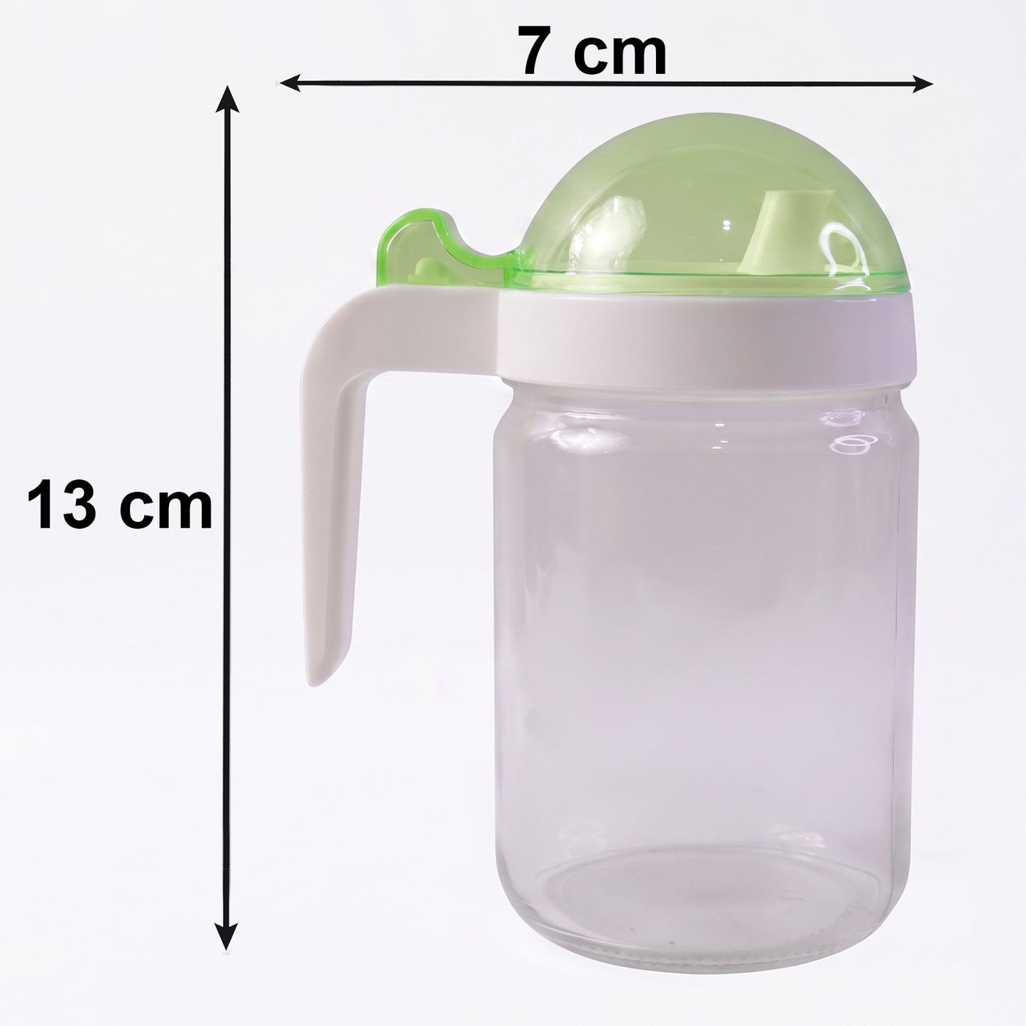 580ml Glass Oil Dispenser Bottle with Leak-Proof Lid for Kitchen Use - Happy Price - Image 5