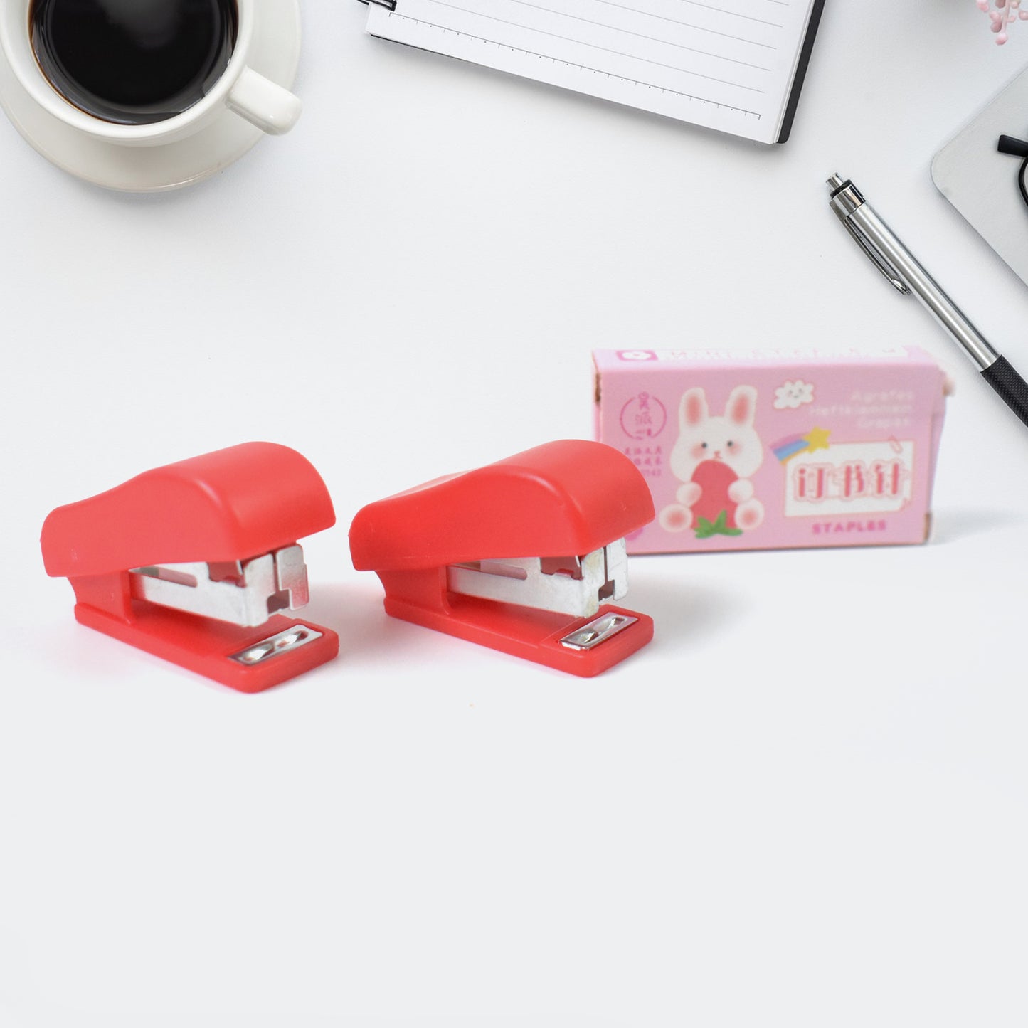 Mini Stapler With Staples Pin Set (2 Pc) - Happy Price - Image 4