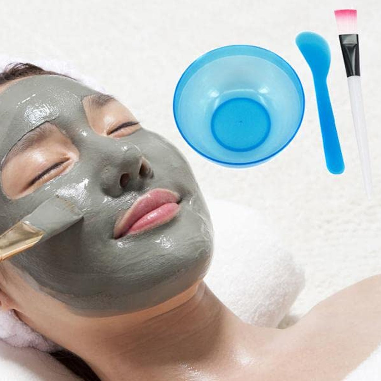 6 Piece DIY Facial Mask Mixing Bowl Set for Home Spa - Happy Price - Image 6