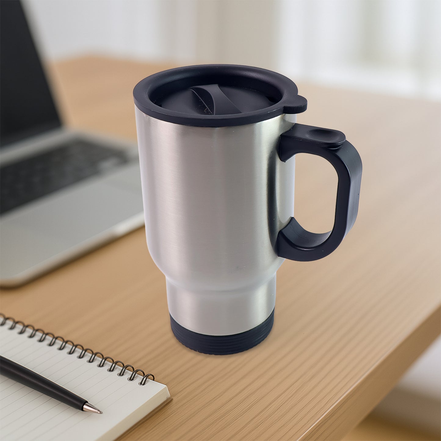 Stainless Steel Insulated Coffee Mug with Lid and Handle - 1 Piece - Great Price - Image 4