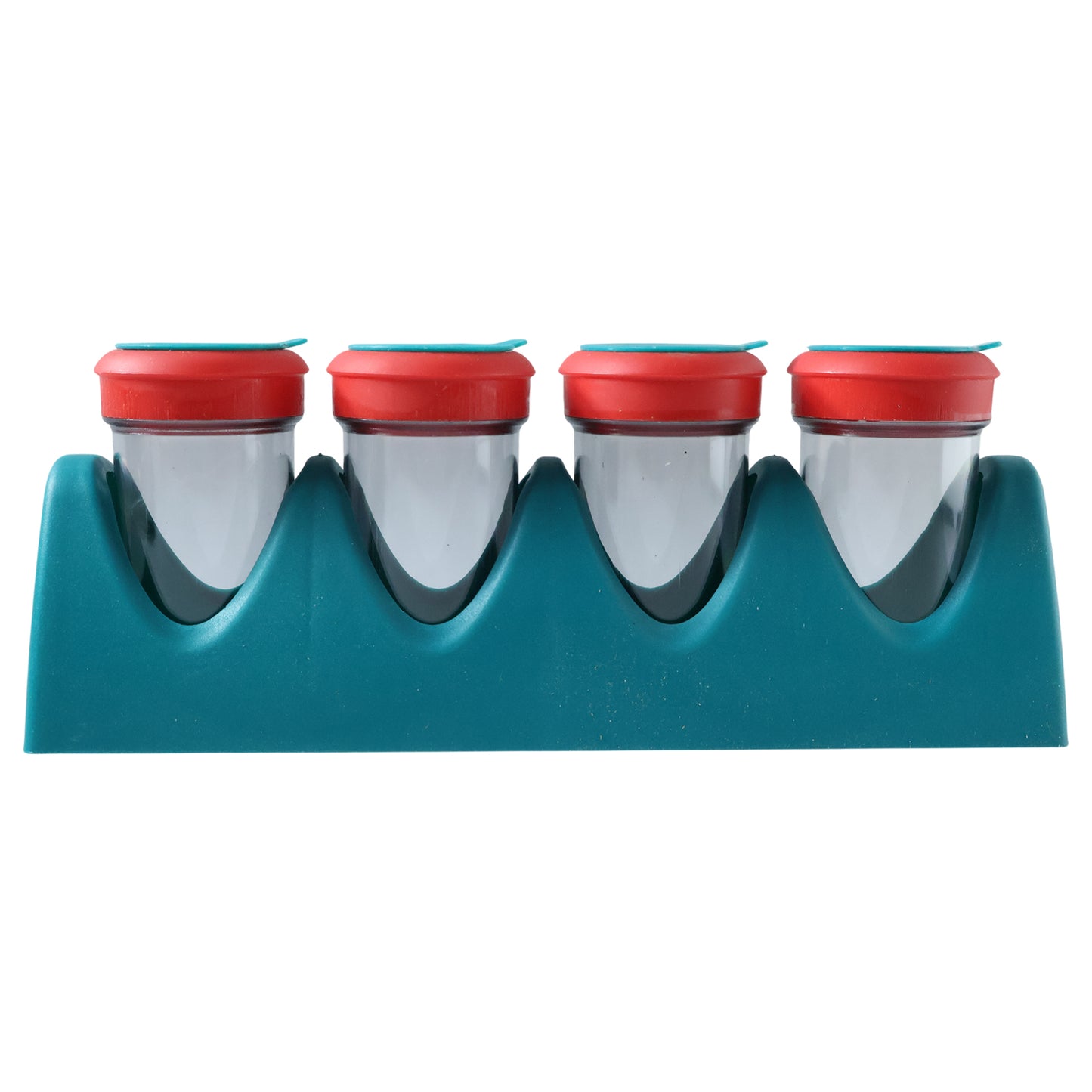 4-in-1 Multipurpose Spice Dispenser Set with Stand (1 Set) - Happy Price - Image 4