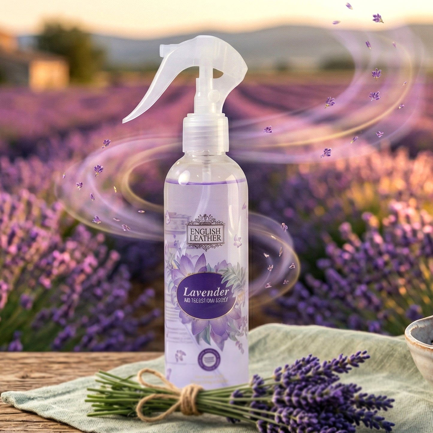 Next English Leather Lavender Air Freshener Spray 250 ML - Calming Floral Scent - Great Price - Image 5
