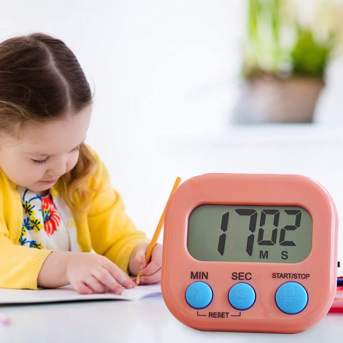 Digital Kitchen Timer Clear Big Digits 0-99 Min For Cooking Office Clock - Happy Price - Image 2