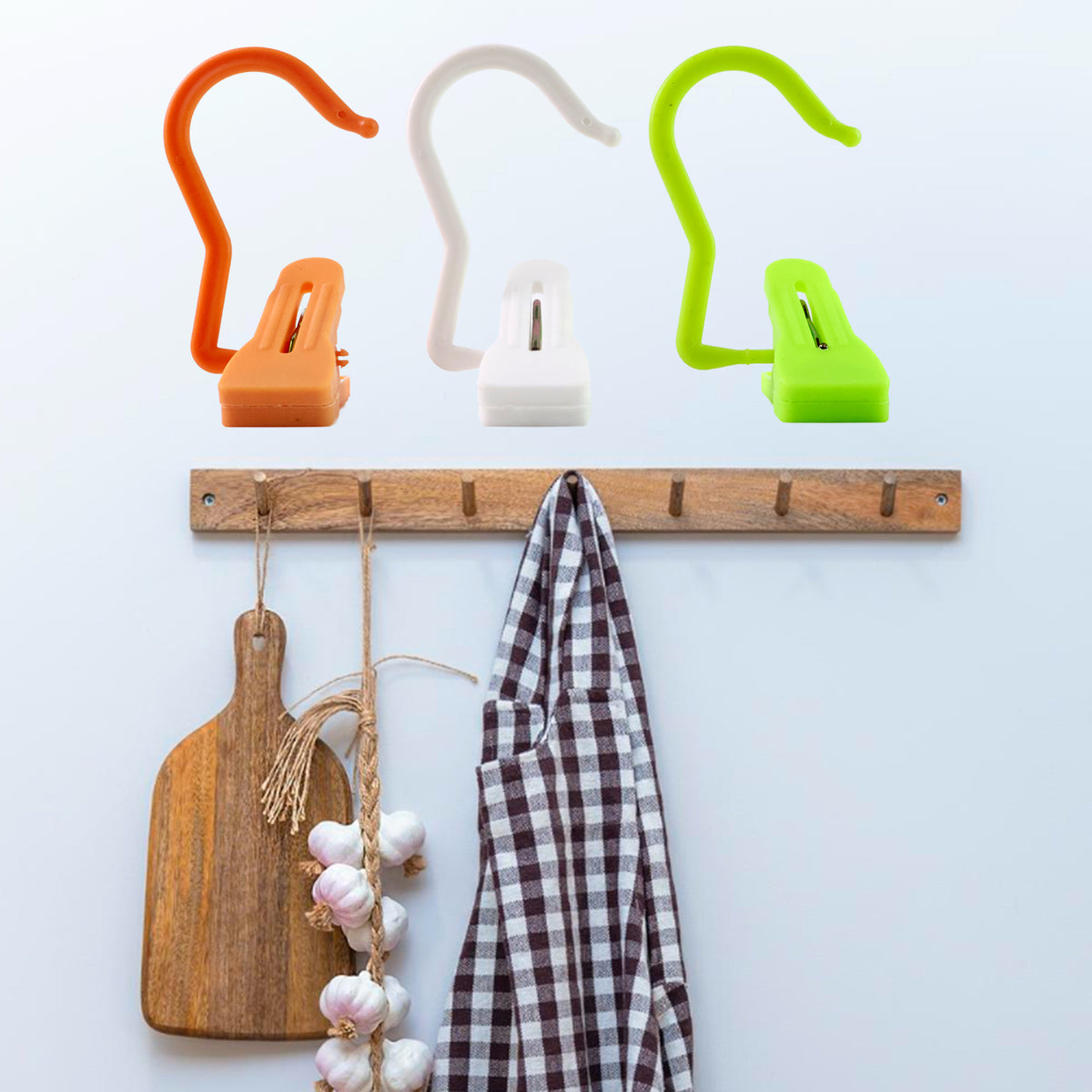 Multipurpose Hanging Hook Clip (1 Pc Mix Color) - Happy Price - Image 2