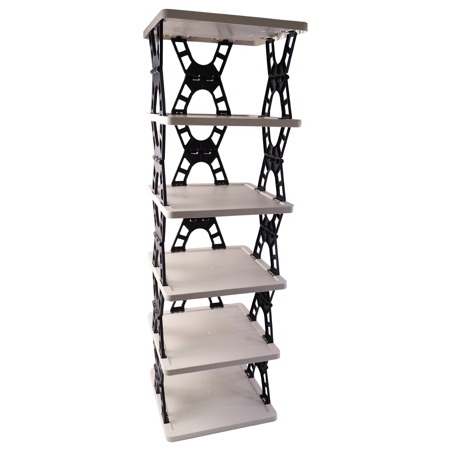 Multipurpose 6-Tier Foldable Storage Rack Organizer (1 Pc) - Great Price - Image 4