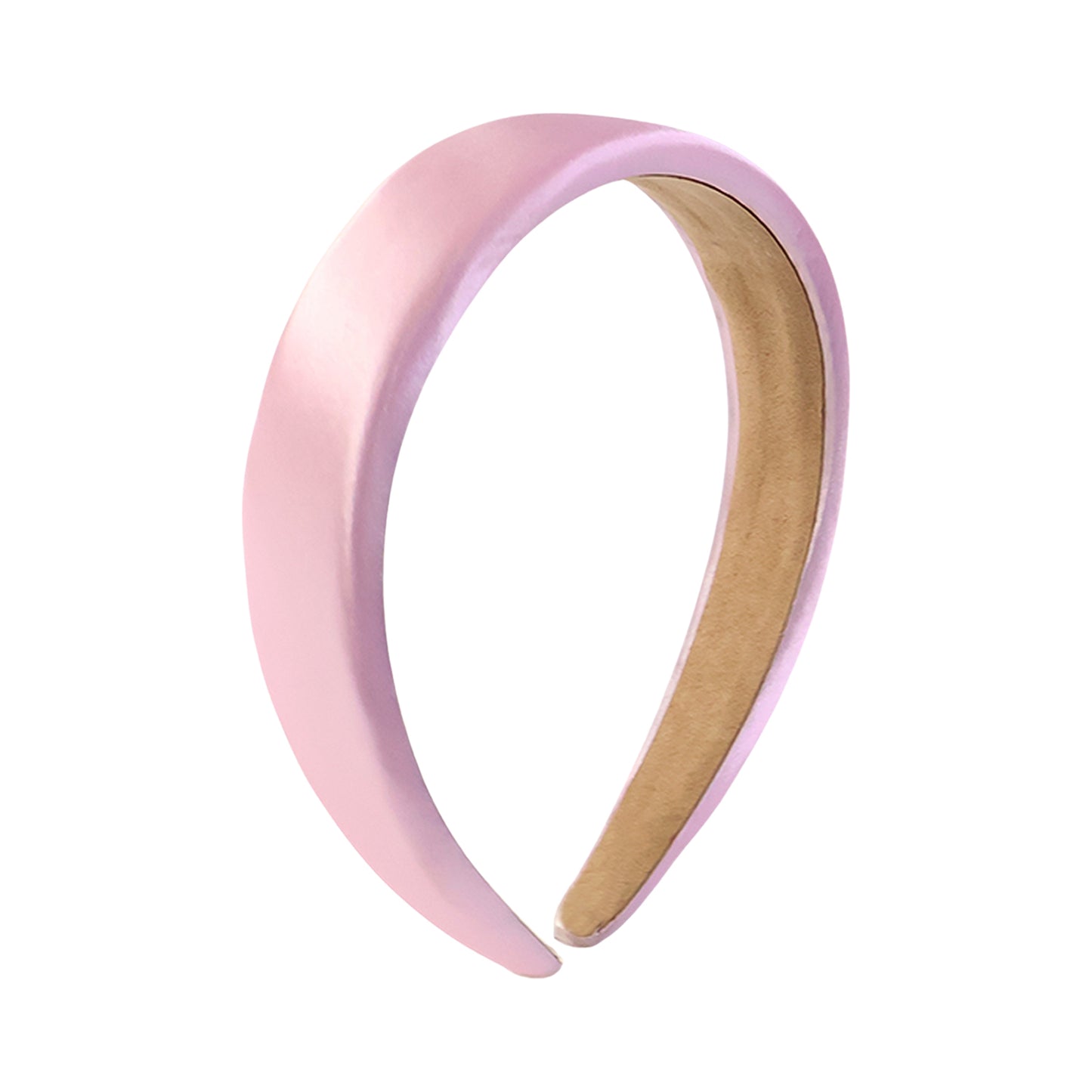 Padded Satin Finish Wide Hairband (1 Pc) - Comfortable Fashion Headband for Women - Happy Price - Image 2