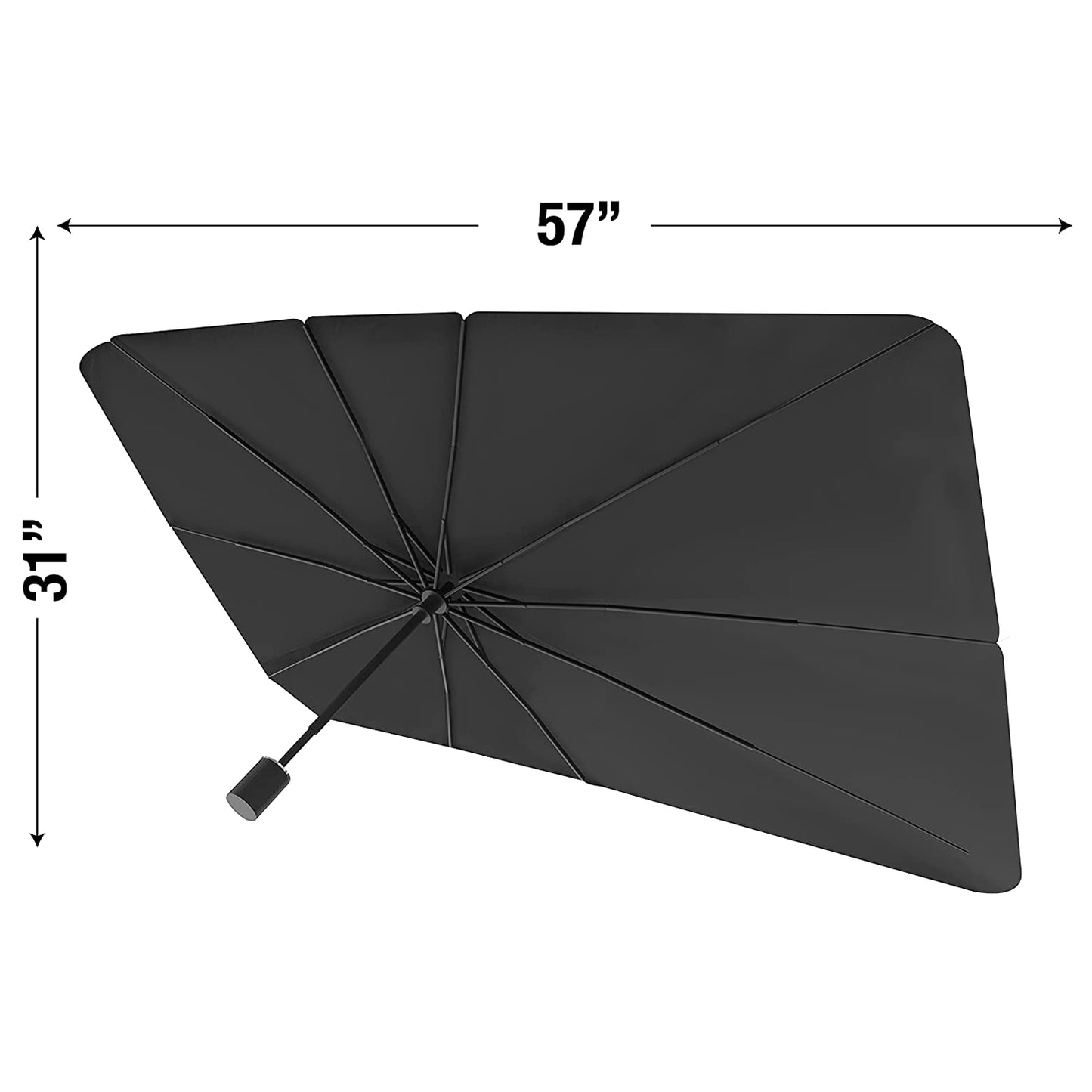Wwindshield Umbrella Sun Shade Cover Visor Sunshades Reviews Automotive Front Sunshade Fits Foldable Windshield Brella Various Heat Insulation Shield For Car - Happy Price - Image 7