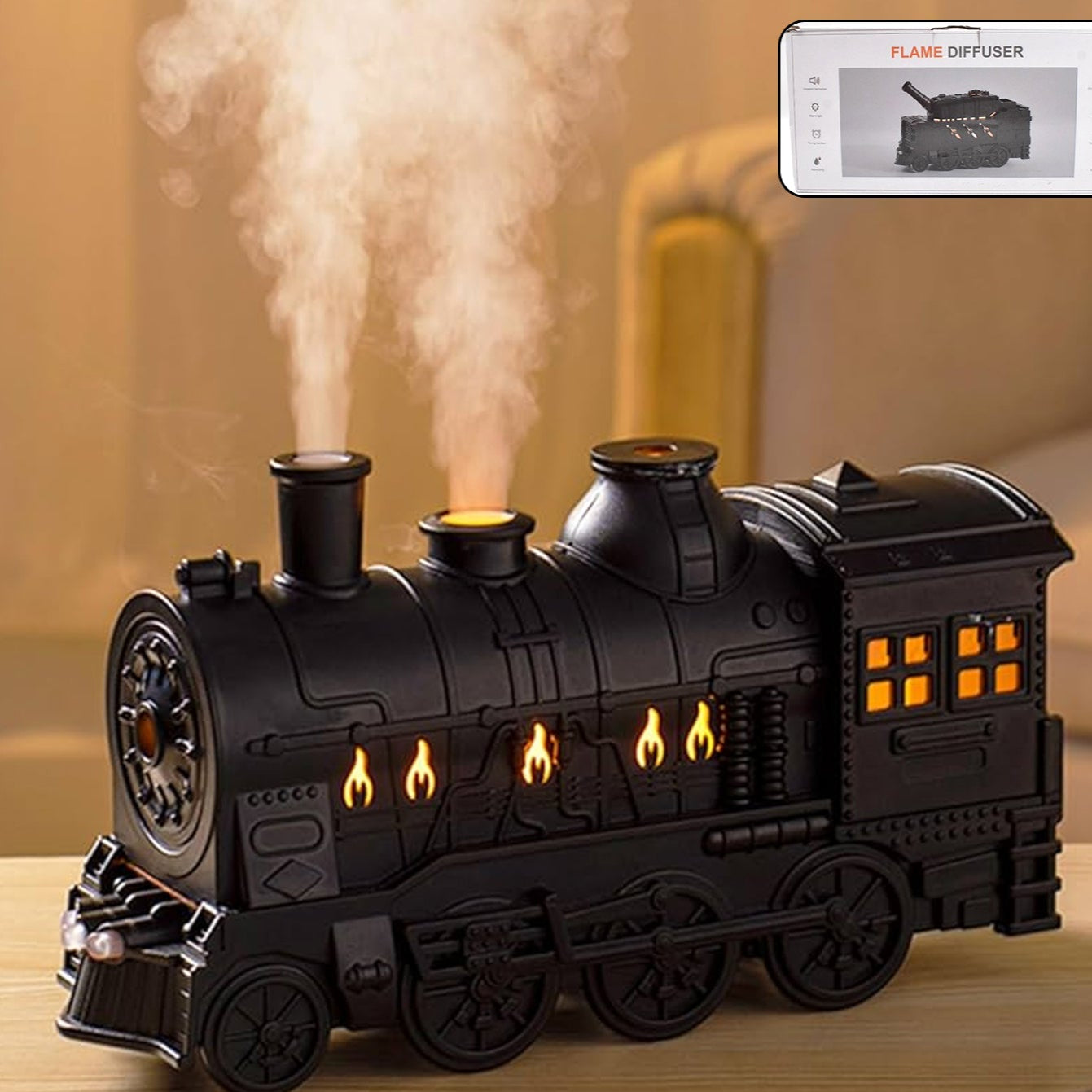 Train Shape Portable Mini Humidifier (1 Pc Mix Color) - Happy Price - Image 1