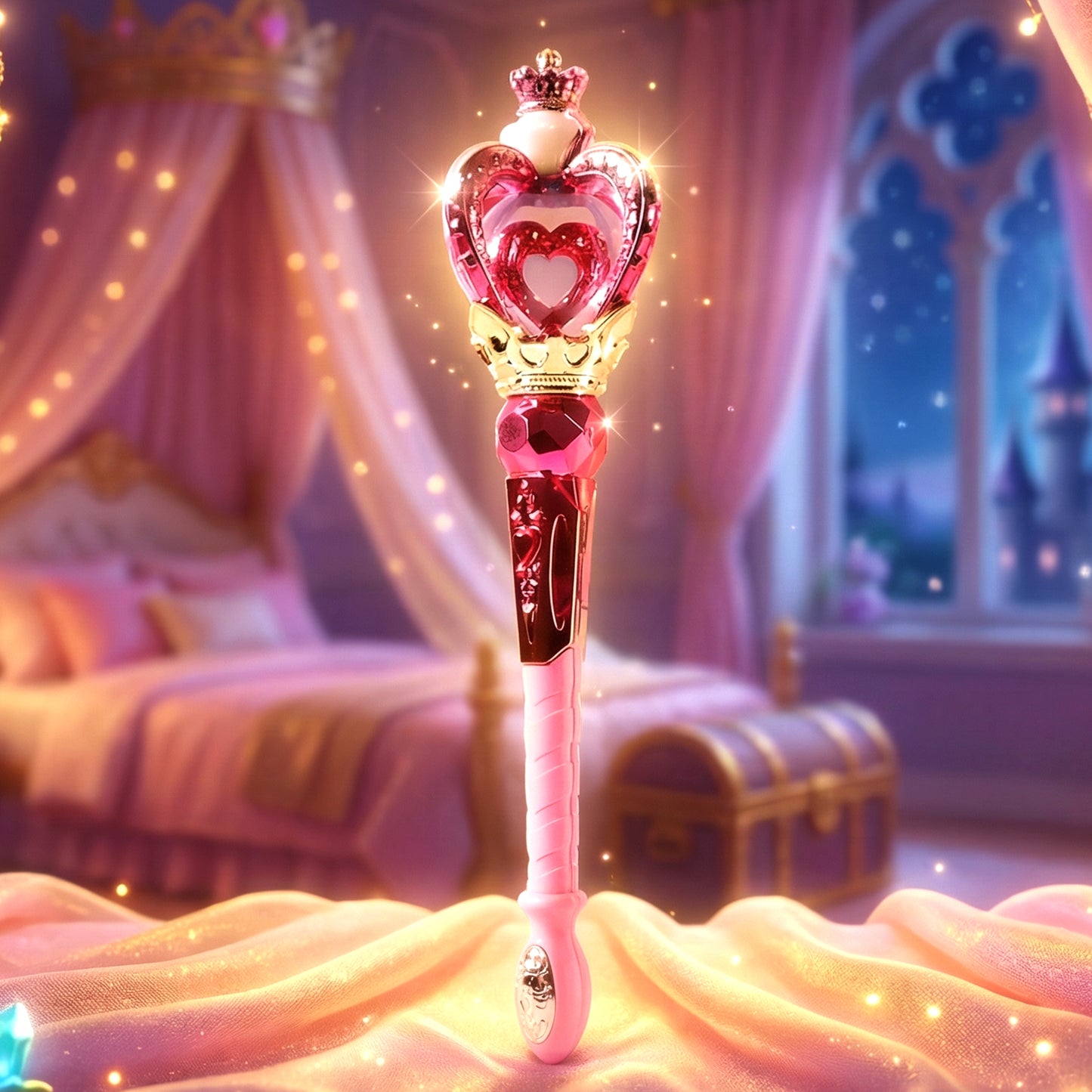 Princess Light Wand Toy for Kids - 1 Pc, Musical Fantasy Toy with Flashing Lights - Great Price - Image 6