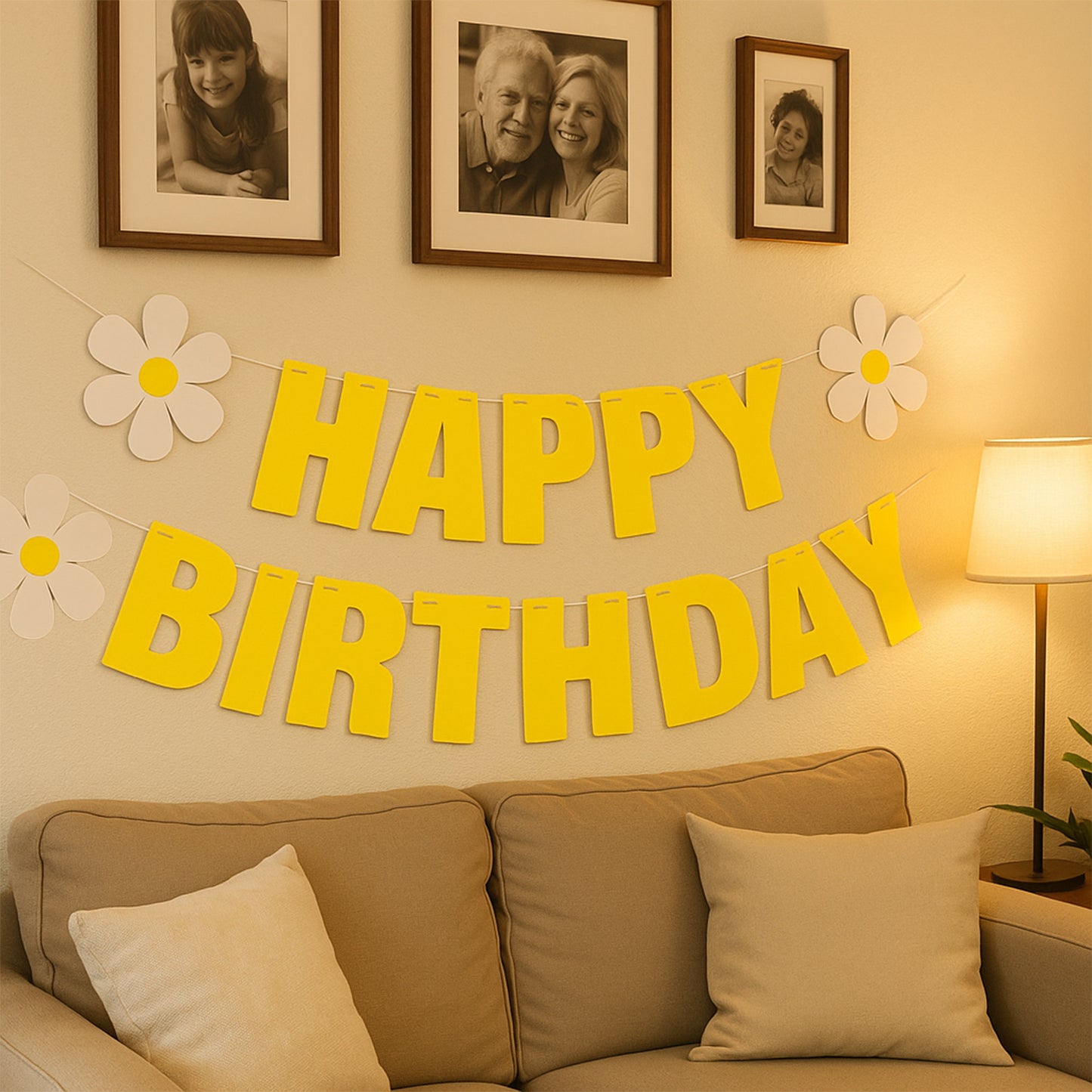 Happy Birthday Party Decoration Banner Set