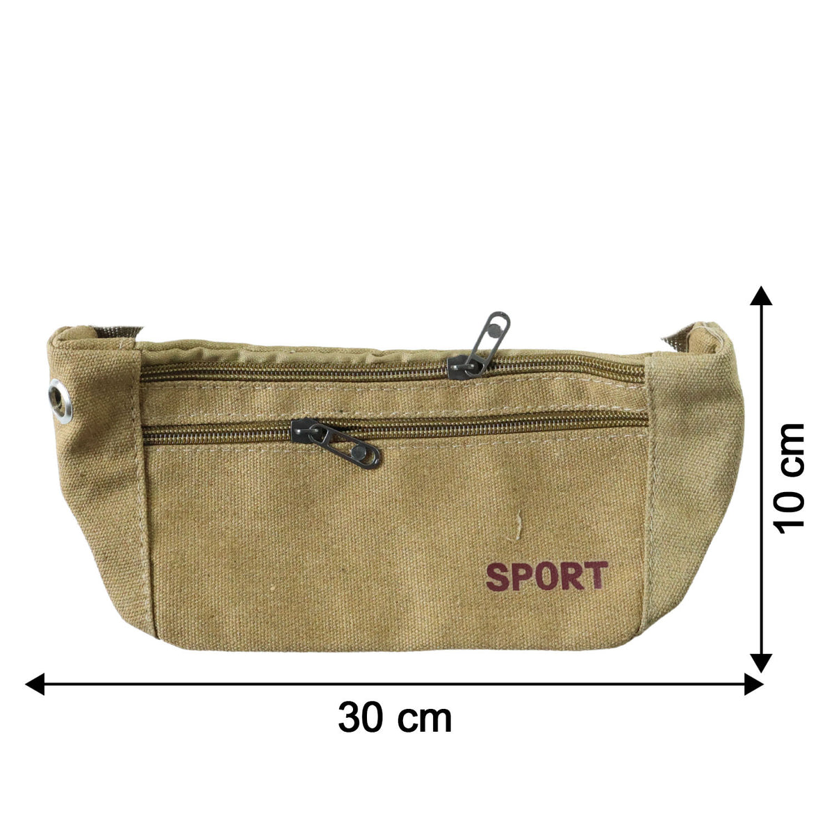 Durable Canvas Waist Pouch Bag - 1 Pc Travel Organizer - Happy Price - Image 5