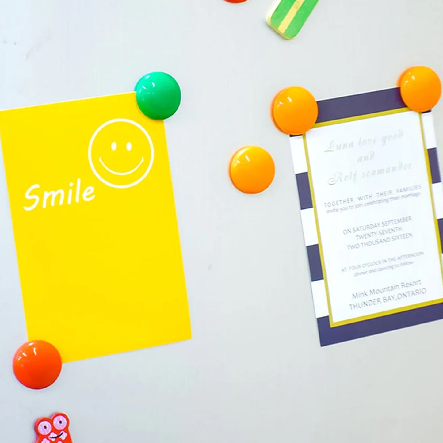 Green Circular Plastic Board Magnets - 30mm (1 Pc) - Happy Price - Image 6