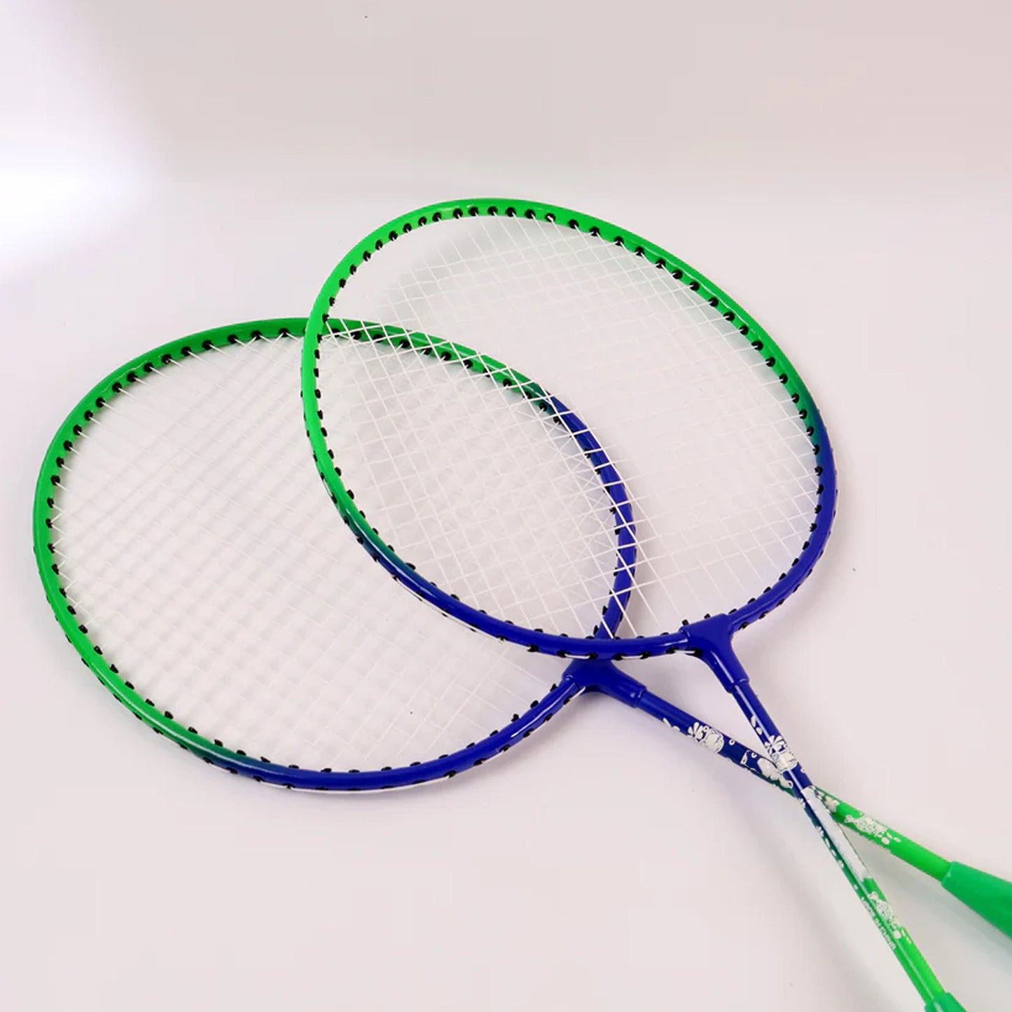 2 Pc Kids Badminton Racket Set with Carry Bag - Lightweight Fun for Beginners - Happy Price - Image 4