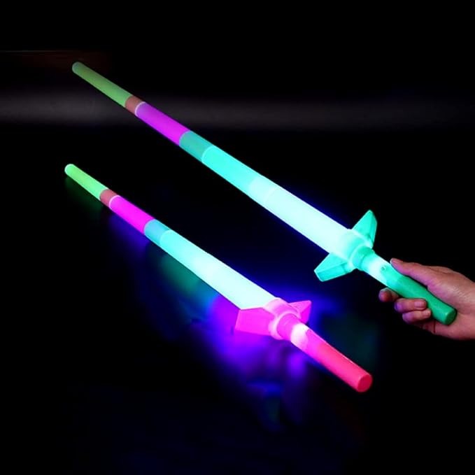 Sword With Led Lights Glow In The Dark Flashing Sword - Happy Price - Image 2