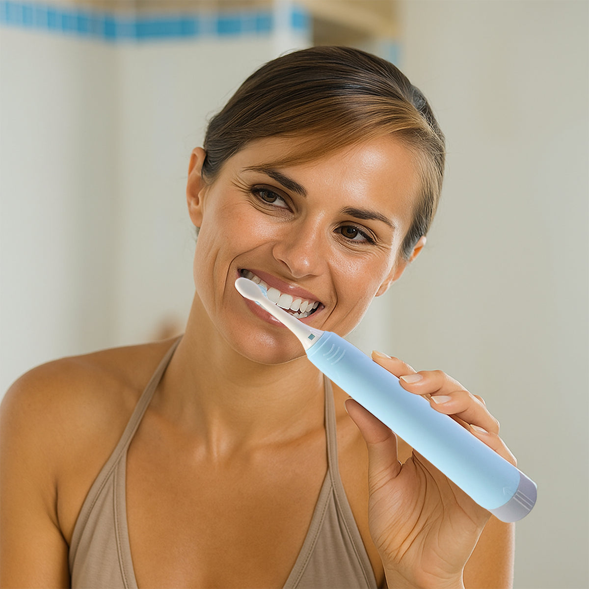 Portable Electric Toothbrush with Soft Bristles - Battery Operated, 1 Pc - Happy Price - Image 4