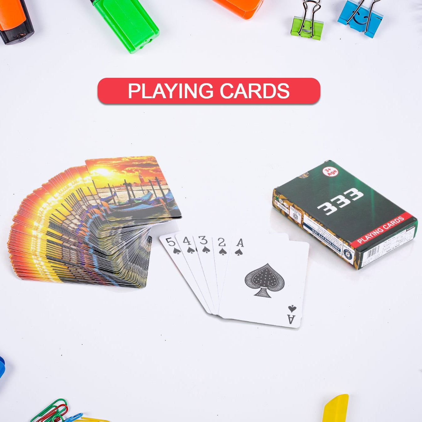 Playing Cards Luxury Deck Of Cards With Amazing Pattern Hd Printing Premium Poker Cards Durable Flexible - Happy Price - Image 1