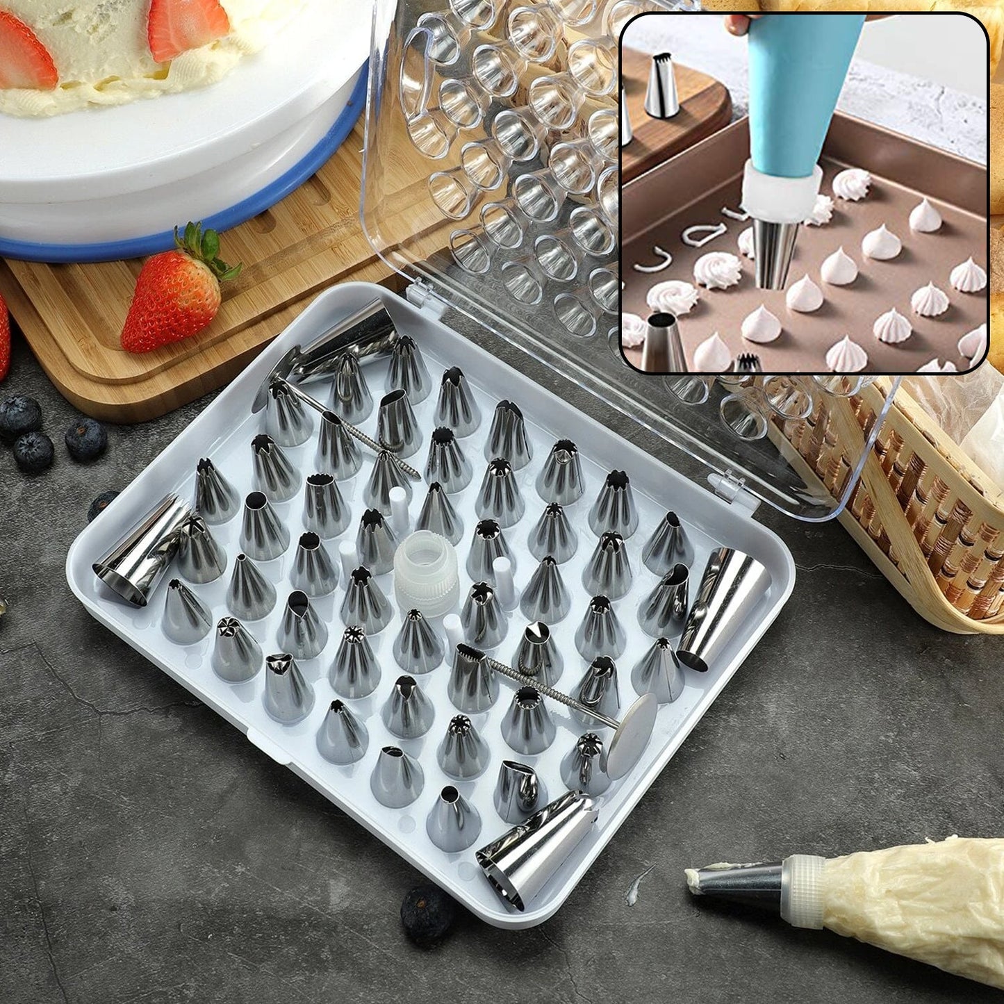 Cake Nozzle Set And Cake Nozzle Tool Used For Making Cake And Pastry Decorations. - Happy Price - Image 5