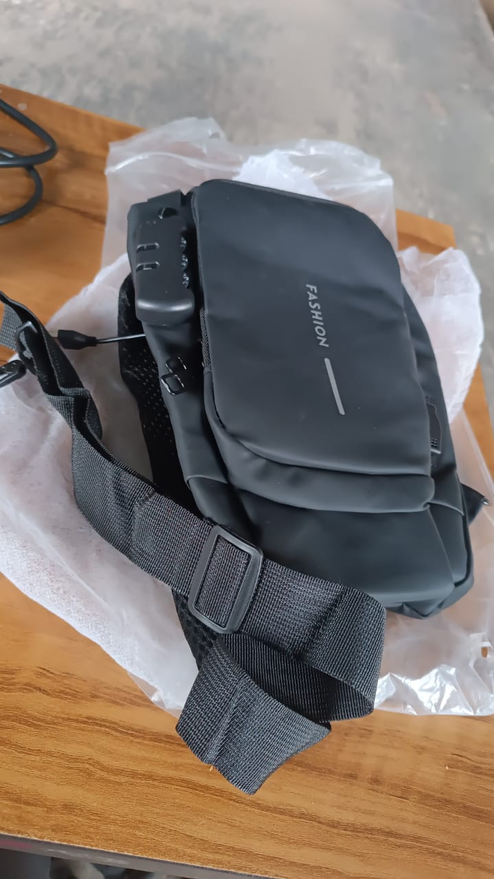 Anti-Theft Crossbody Sling Bag with USB Port & Lock - 1 Pc - Happy Price - Image 7