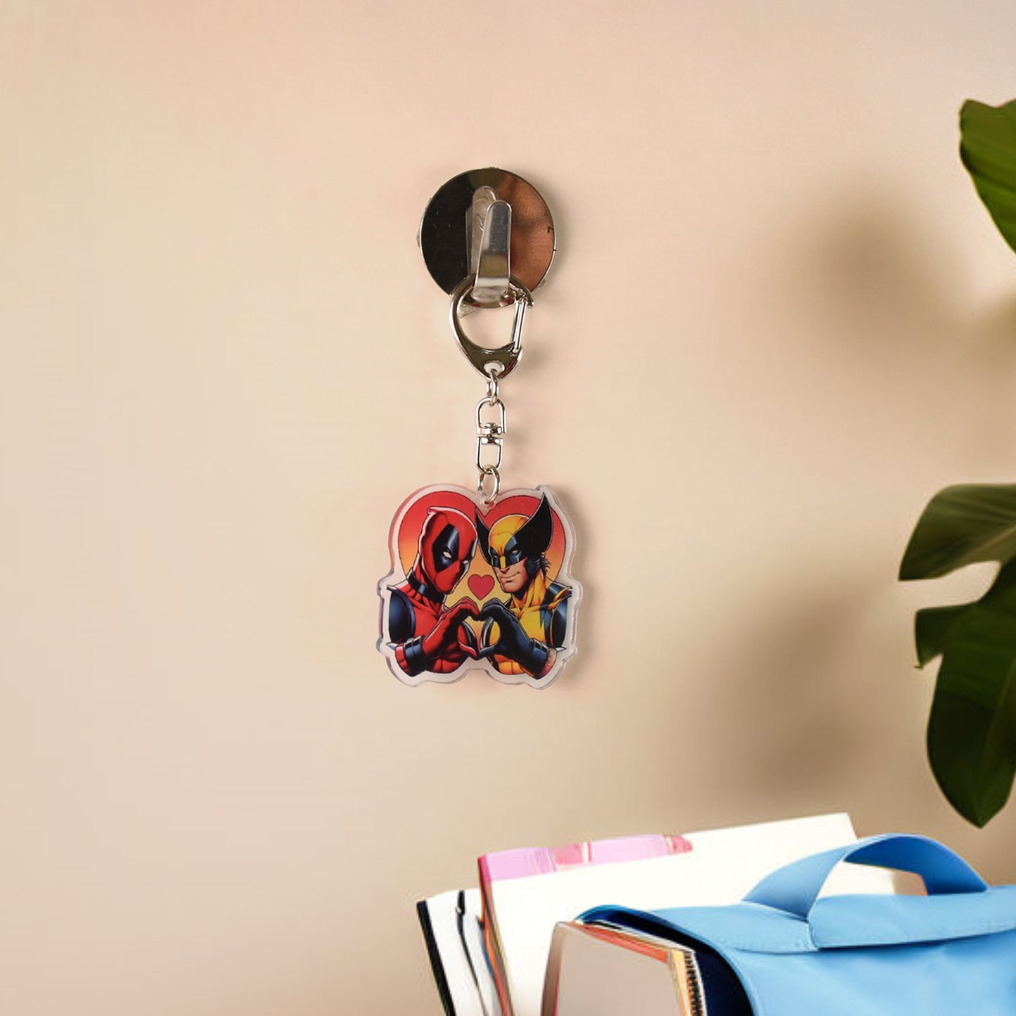 Stylish Acrylic Cartoon Character Keychain With Metal Clip (1 Pc) - Happy Price - Image 5