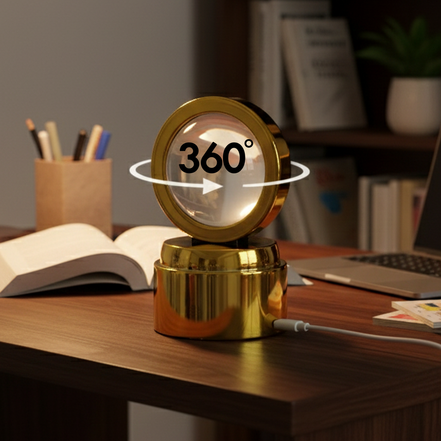 Lord Hanuman 3D Crystal Ball Night Light with LED - Spiritual Decor Lamp (1 Pc) - Great Price - Image 7