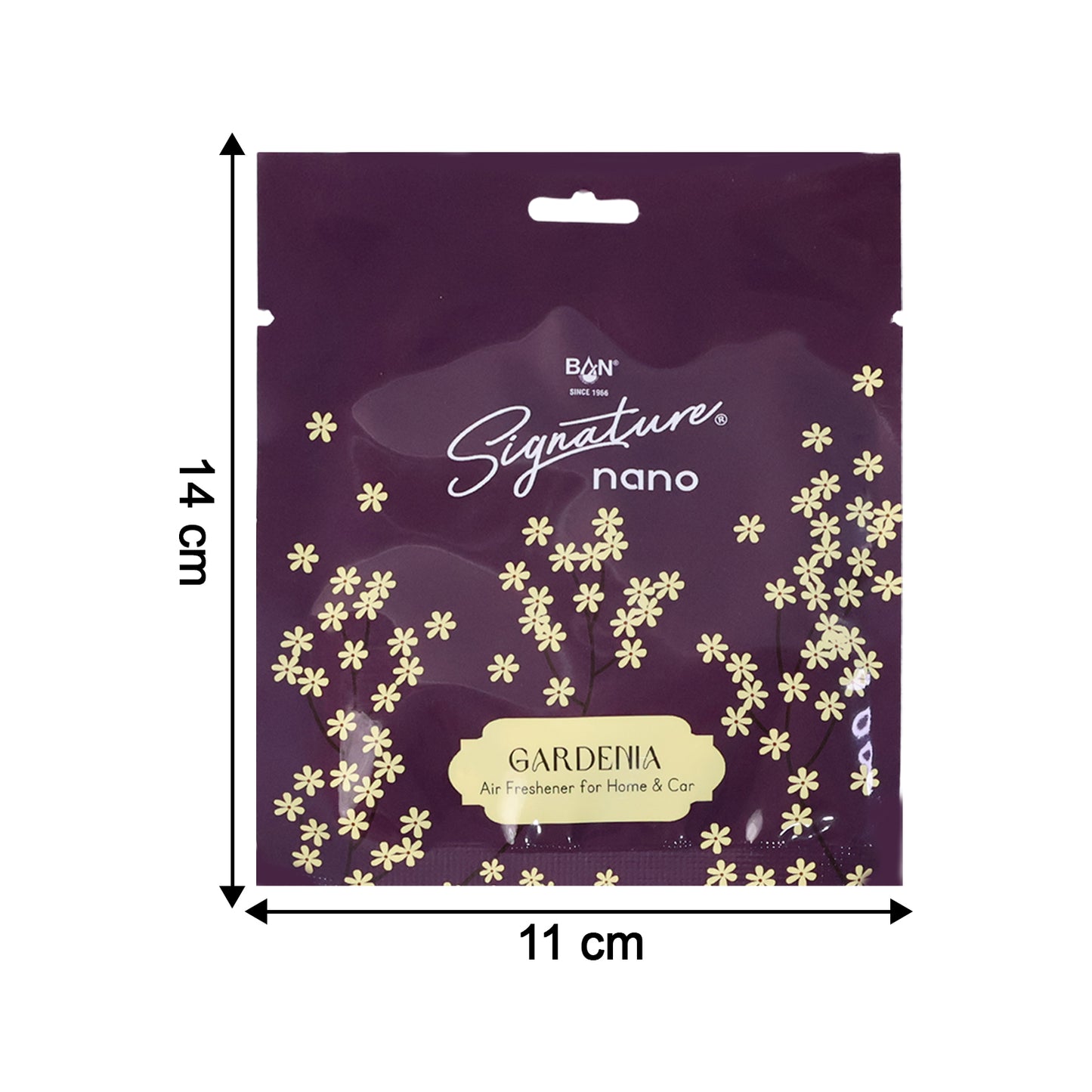 Gardenia Fragrance Hanging Air Freshener Sachet (Mix Fragrance 1 Pc 10g)