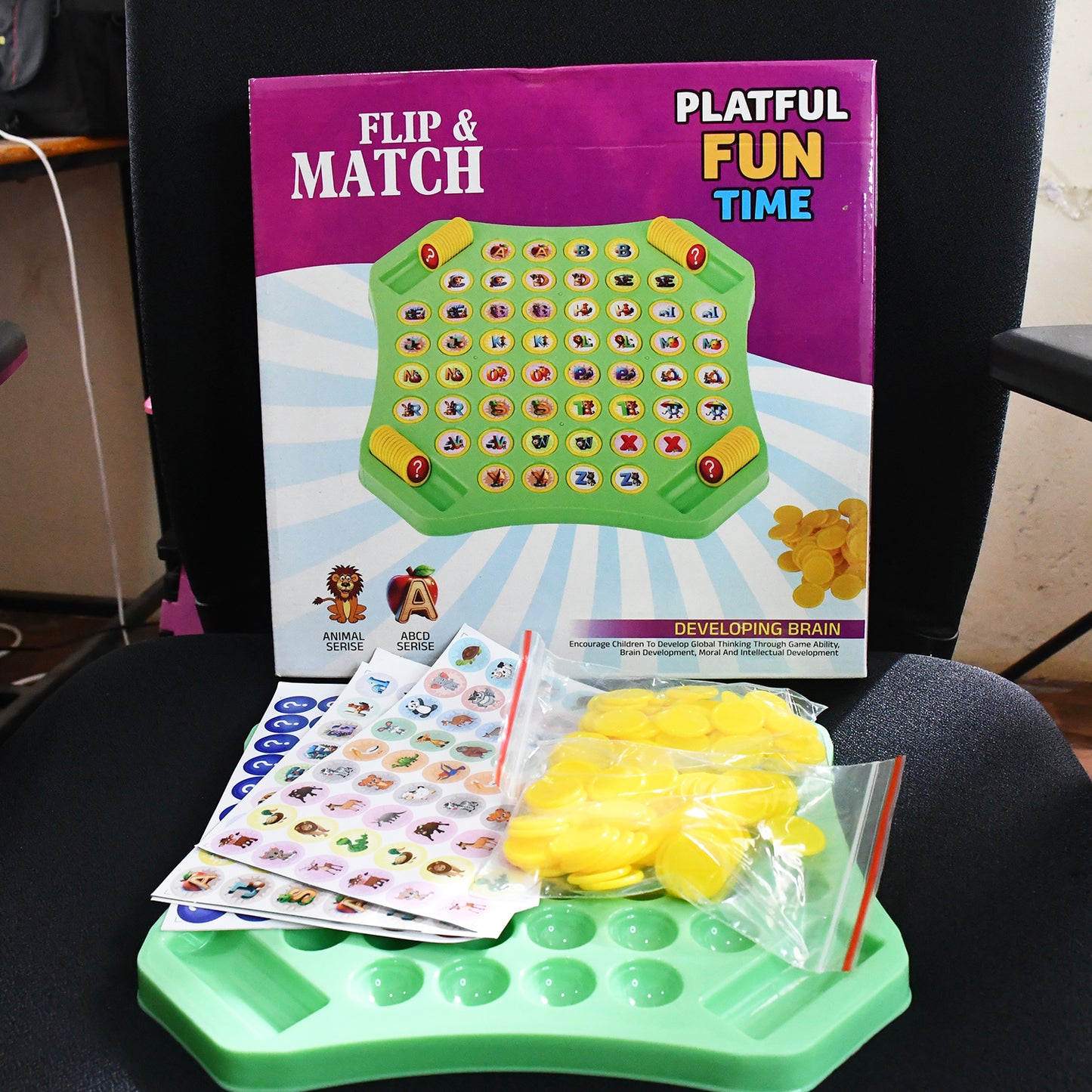 Flip & Match Educational Puzzle Game for Kids (1 Set) - Happy Price - Image 7