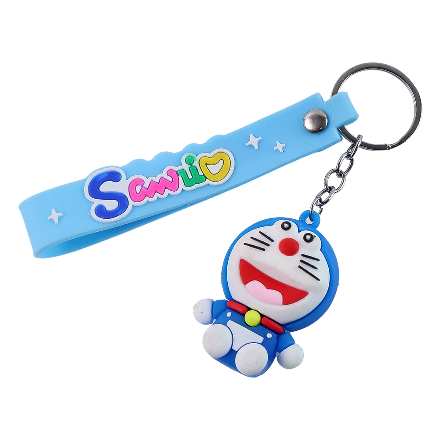 Cute Cartoon Silicone 3d Key Chain With Metal Hook Strap (Pack Of 1) - Happy Price - Image 2