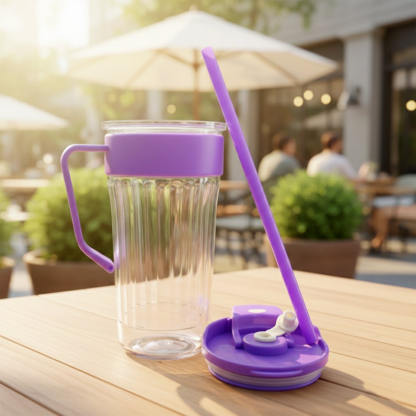 HappyPrice Kids Plastic Sipper Tumbler with Handle and Straw, 500 ML - Happy Price - Image 3