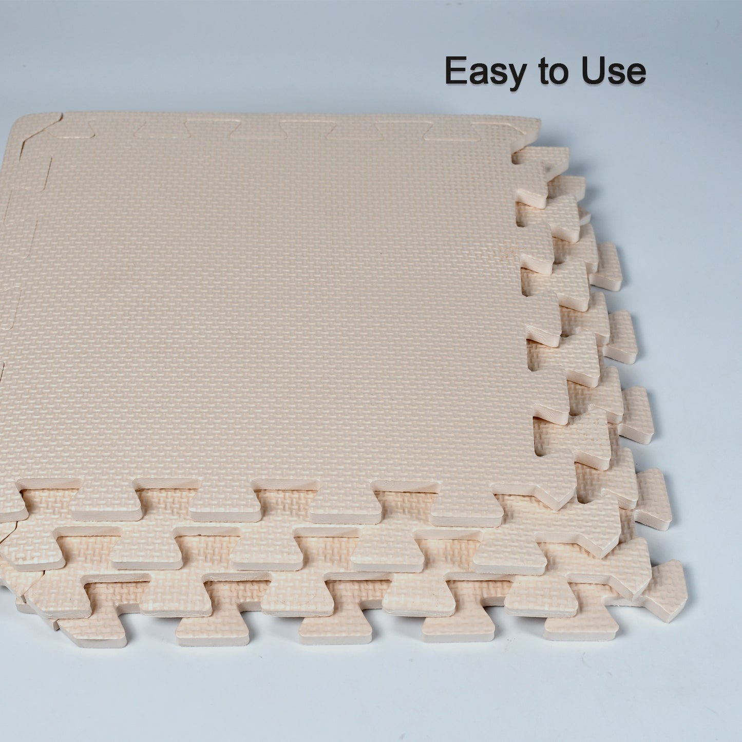 Kids Mats For Floor Soft Plush Foam Babies Puzzle Interlocking Play Mats For Crawling Playing Tile Mat Carpet Rug For Infants And Toddlers (Size - 63x63cm Set Of 4pc) - Happy Price - Image 4