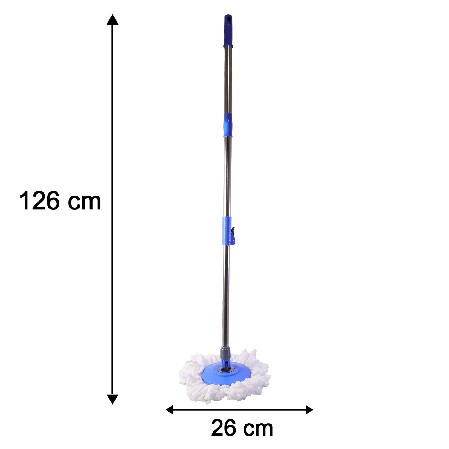 360 Degree Spin Mop Set with Adjustable Stainless Steel Handle and Microfiber Head - Great Price - Image 5