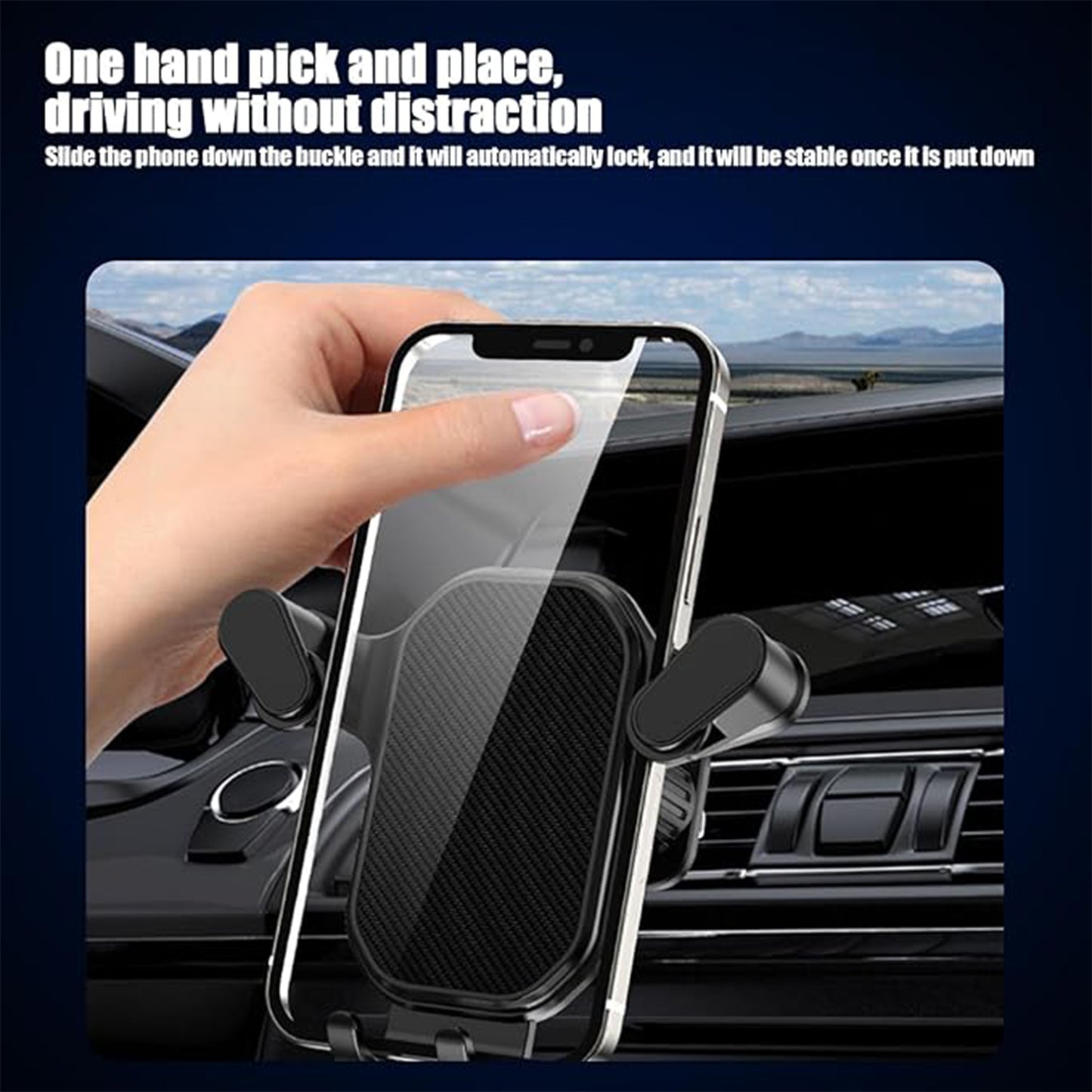 Universal Air Vent Gravity Car Phone Holder Mount (1 Set) - Happy Price - Image 4