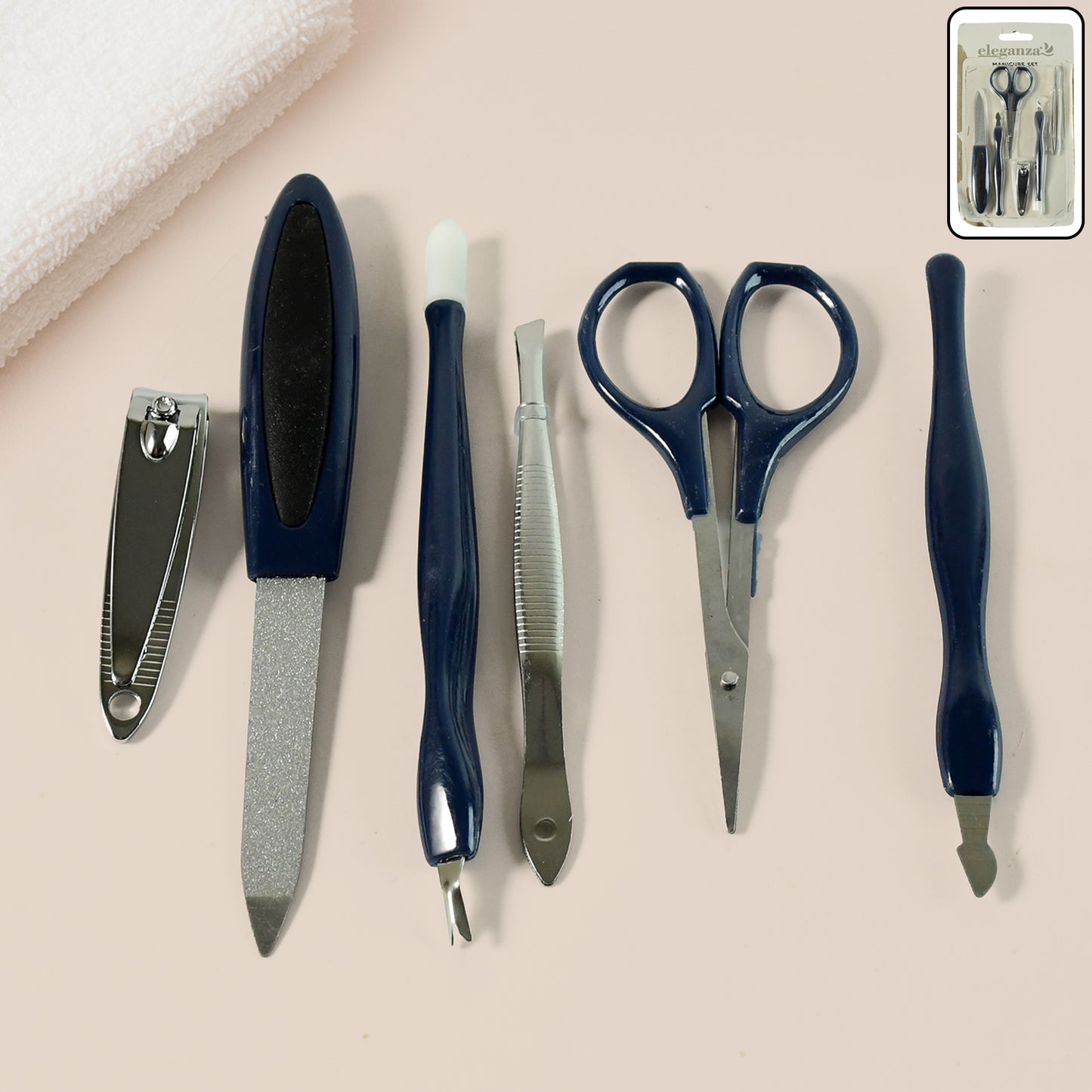 6-in-1 Manicure & Pedicure Grooming Kit for Home and Travel - Happy Price - Image 2