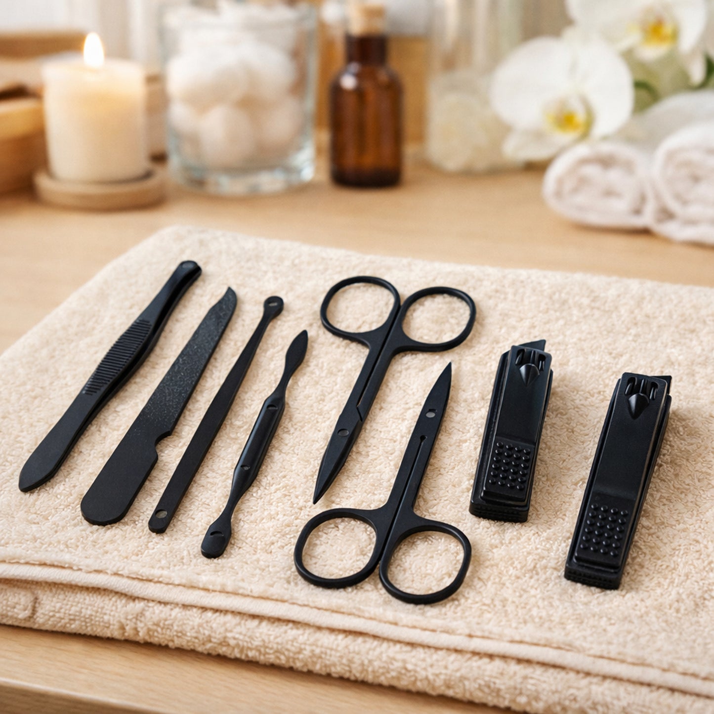 7-Piece Personal Grooming & Nail Care Kit with Travel Case - Happy Price - Image 2
