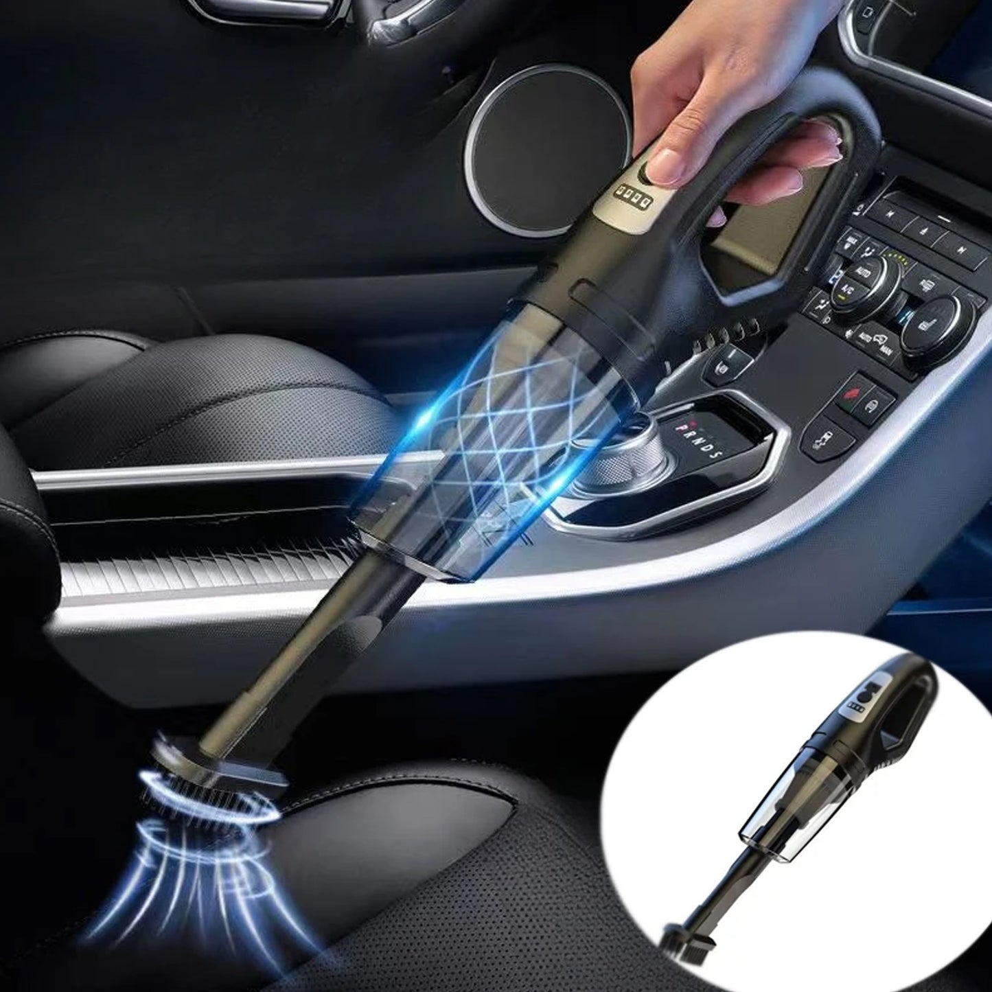 Wireless Handheld Car Vacuum Cleaner 2 In1 Dust Buster (1 Set) - Happy Price - Image 2