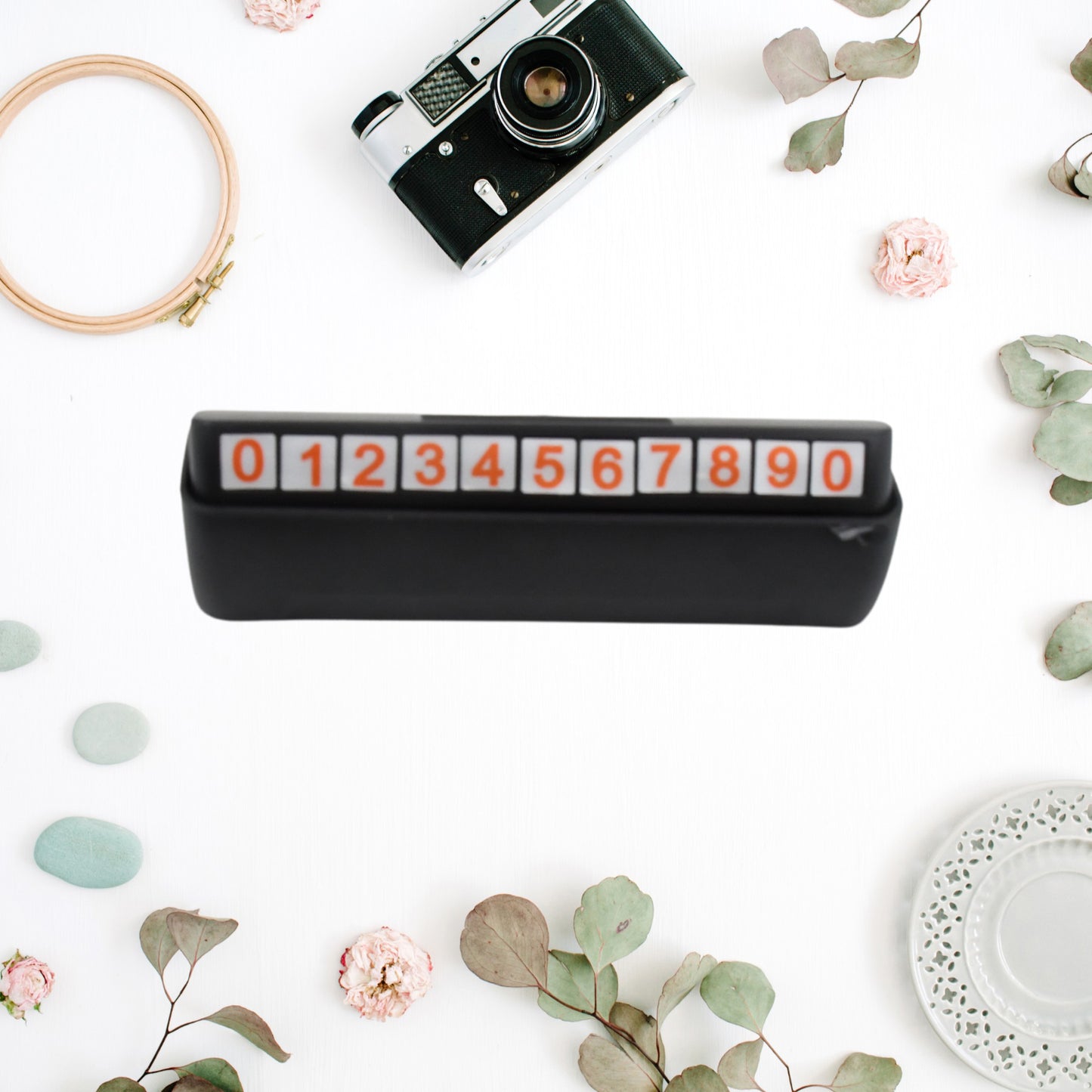 Temporary Car Parking Mobile Number Display With Magnetic Numbers Stickers (1pc) - Happy Price - Image 3