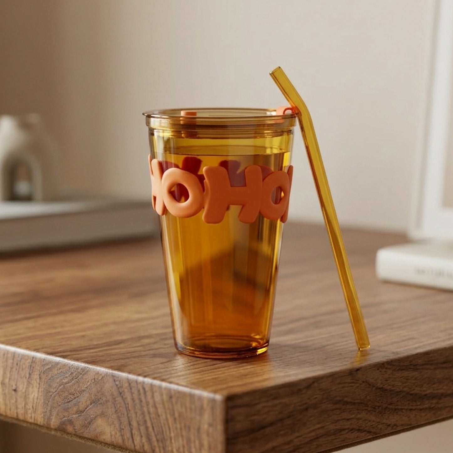 Glass Tumbler with Lid and Straw - 450 ML Capacity, Leak-Resistant - Great Price - Image 6