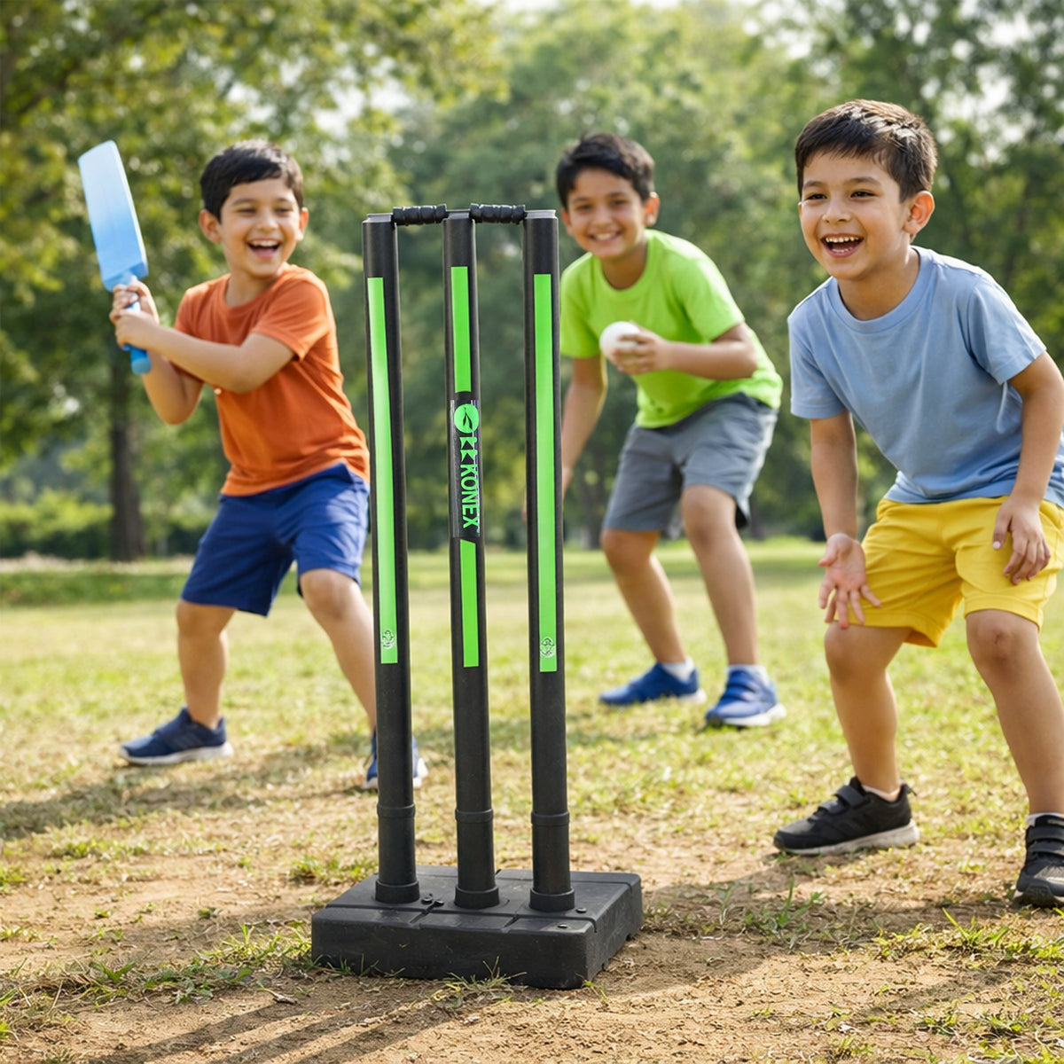 Cricket Stump Set with Heavy Base Stand - 1 Set - Happy Price - Image 2
