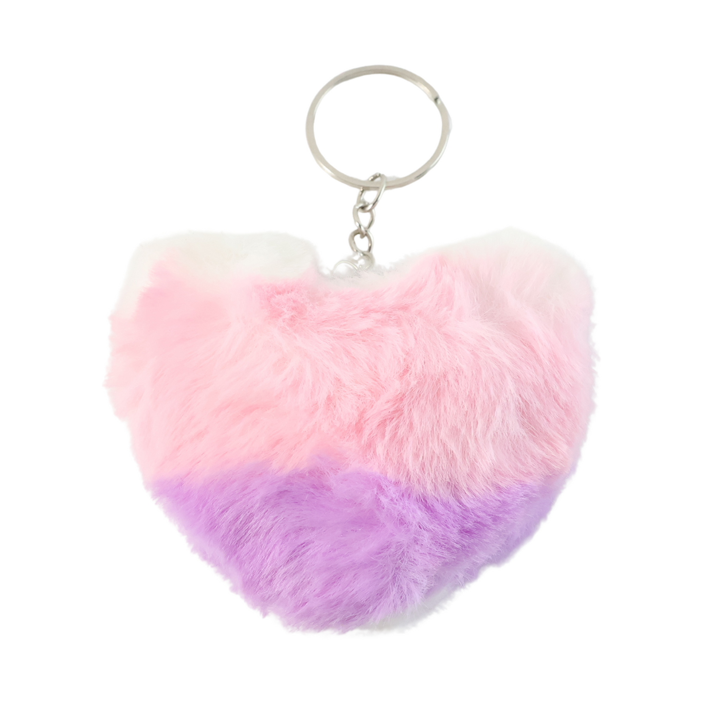 Cute Heart Plush Keychain - 1 Pc - Happy Price - Image 2