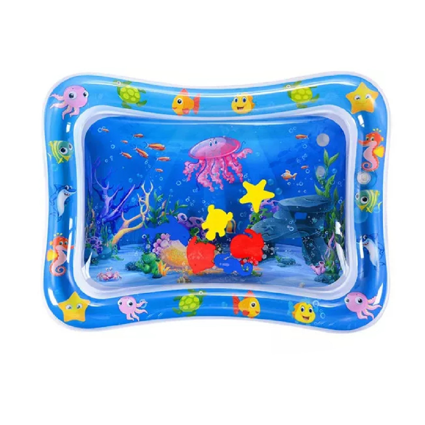 Baby Water Mat Inflatable Baby Play Mat Activity Center For Infant Baby Toys 3 To 15 Months Baby Gifts For Boys Girls(Assorted Design) - Happy Price - Image 7