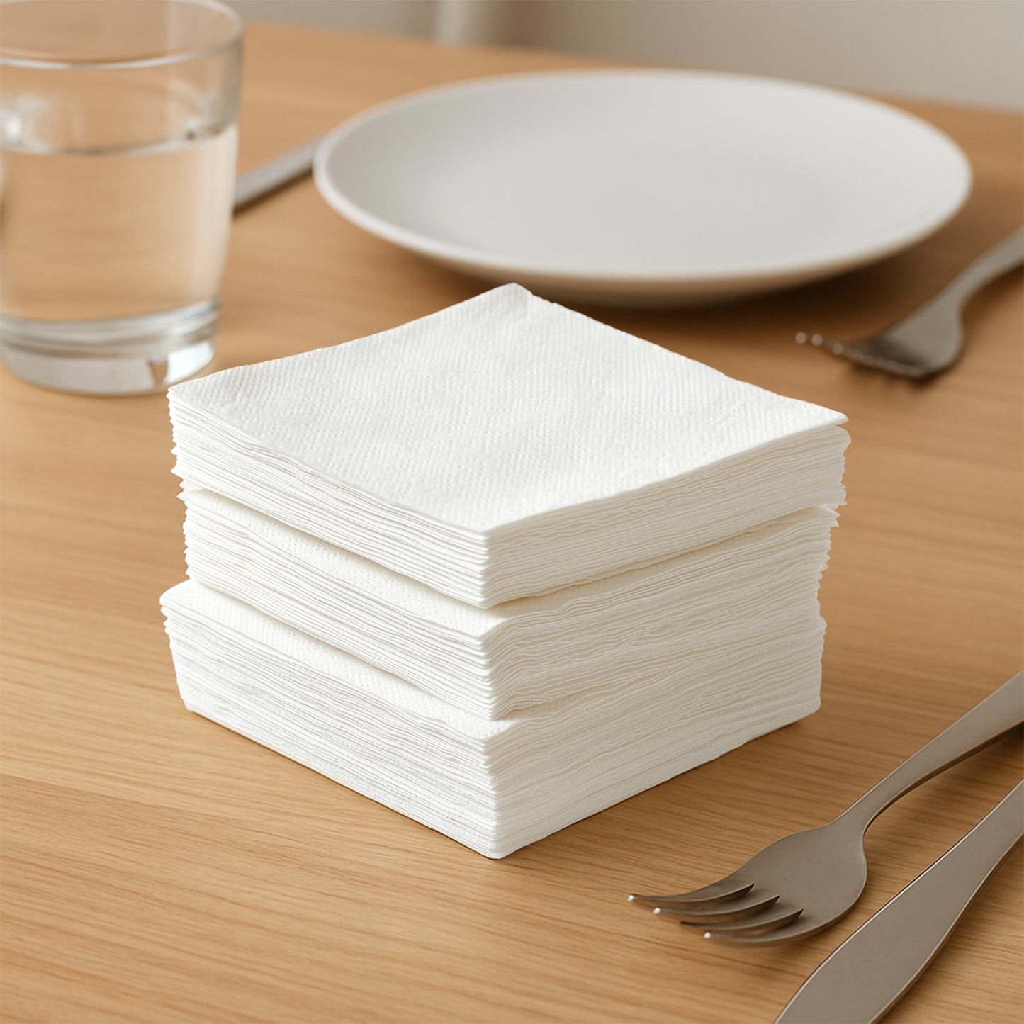 Soft Absorbent Disposable Tissue Napkins Paper (75 Pc) - Happy Price - Image 3