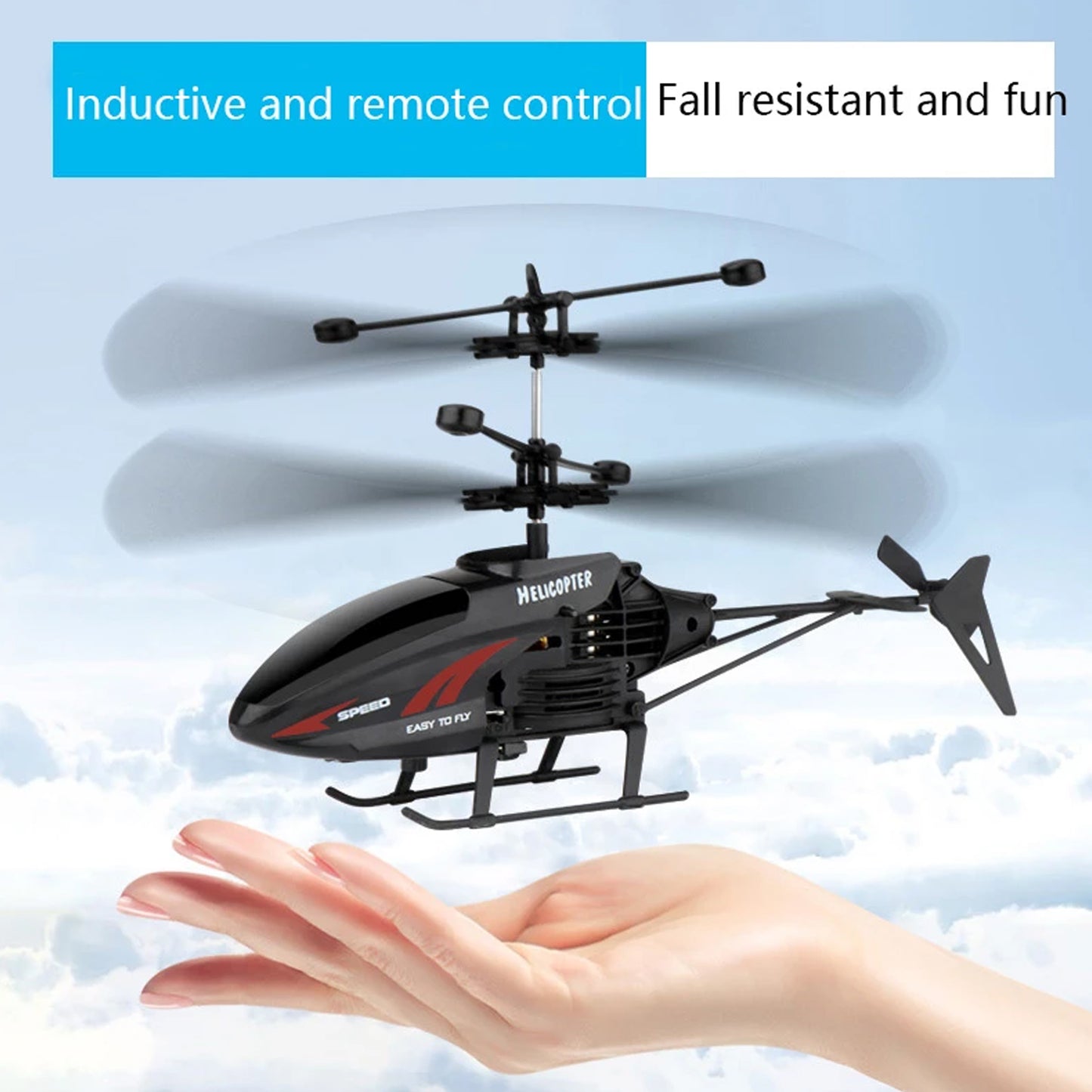 Remote Control Helicopter With Usb Chargeable Cable For Boy And Girl Children (Pack Of 1) - Happy Price - Image 4