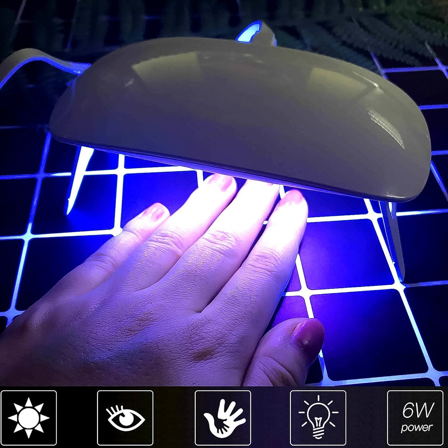Uv Led Lamp Nail Dryer Mini Portable Nail Lamp Professional (1 Pc) - Happy Price - Image 3