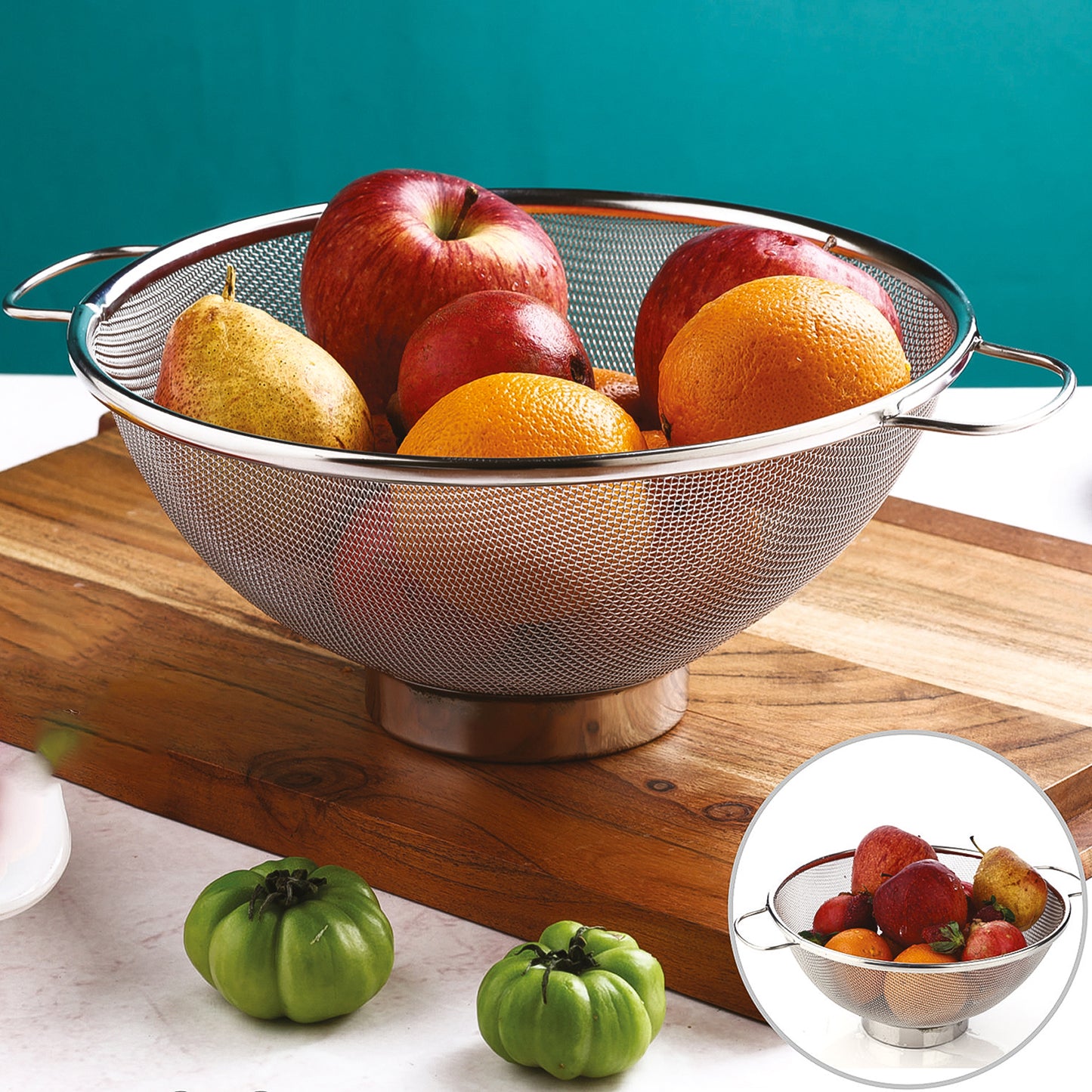 Apex Stainless Steel Mesh Colander - Happy Price - Image 5